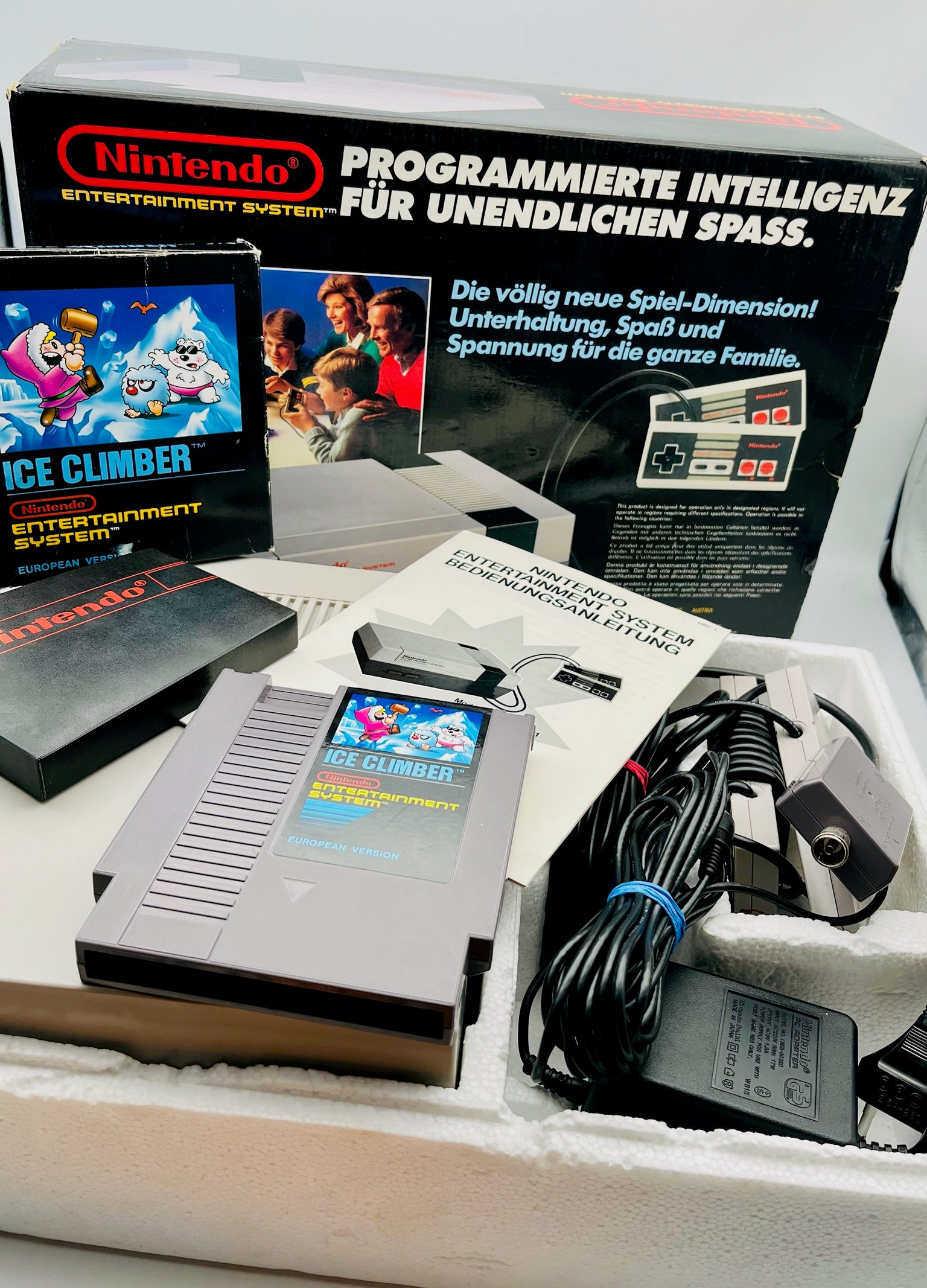 Nintendo | NES Konsole European Version + Ice Climber | OVP