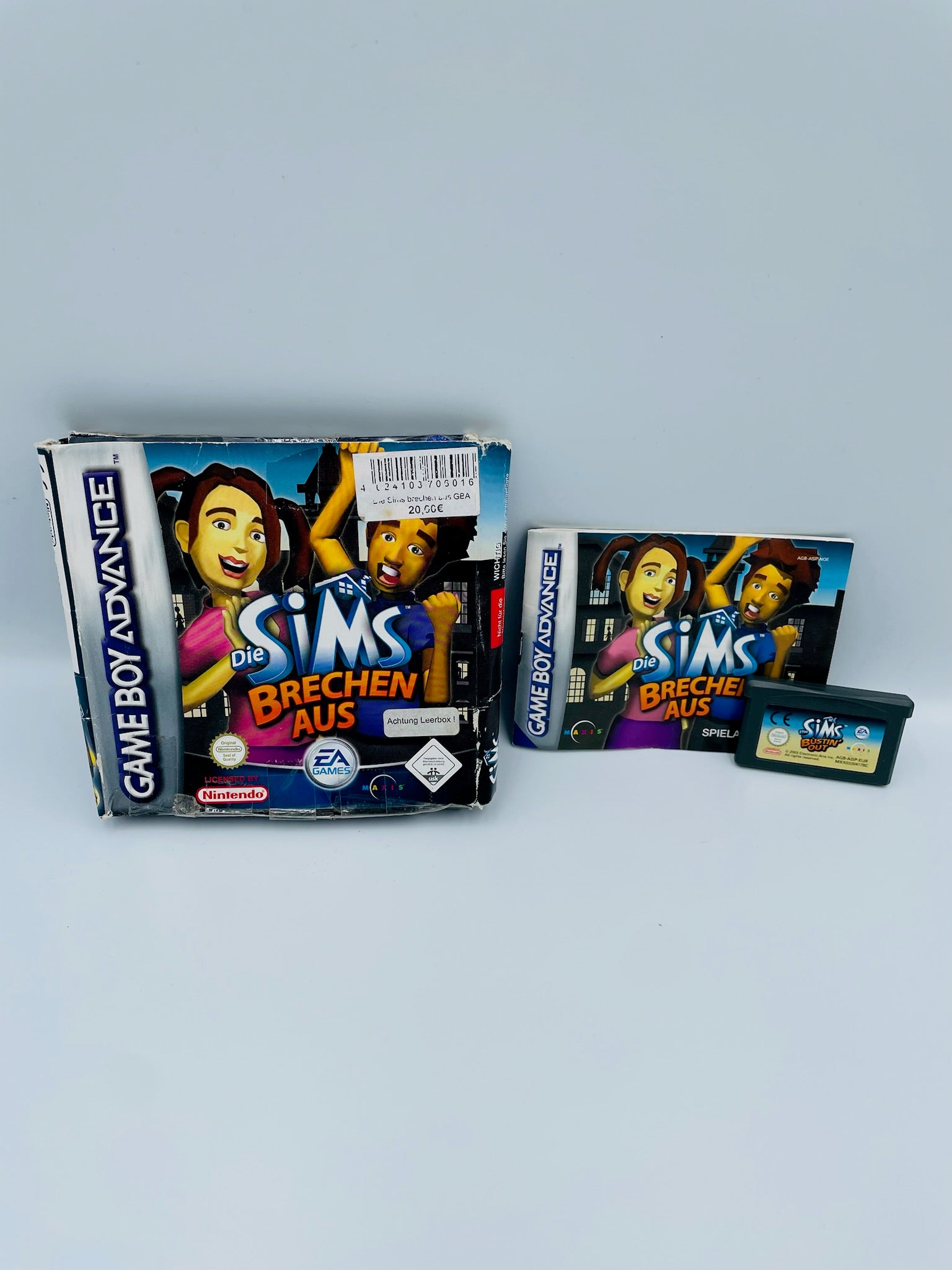 Game Boy Advance | Die Sims brechen aus | CIB | Zweite Wahl