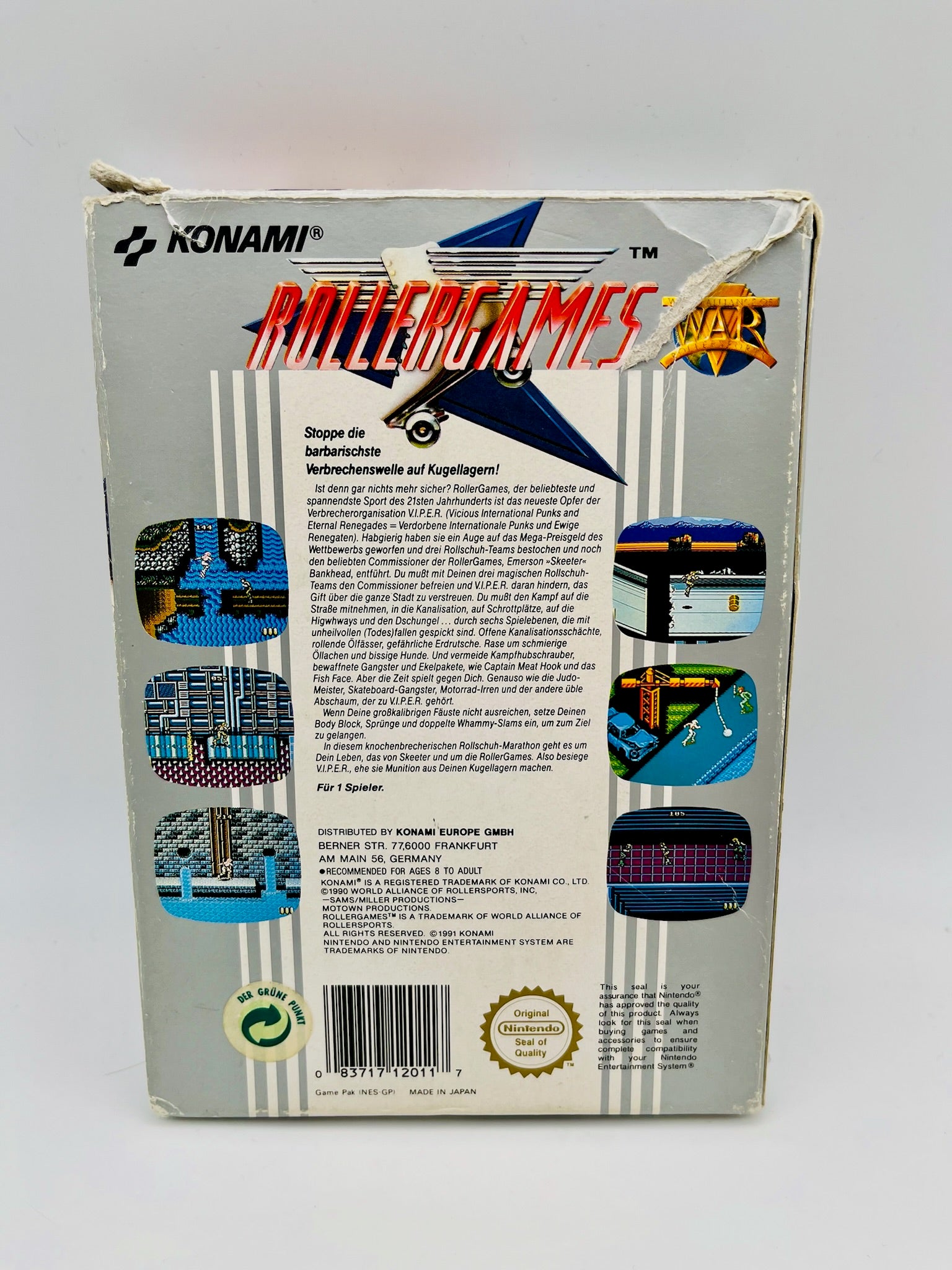 NES | Rollergames | CIB | Zweite Wahl