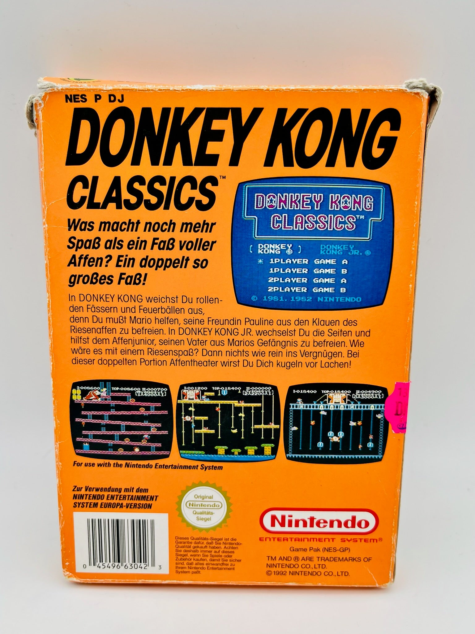 NES | Donkey Kong Classics | CIB | Zweite Wahl