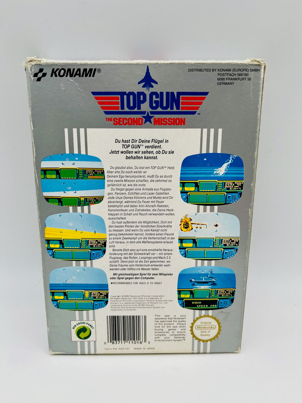 NES | Top Gun - The Second Mission | CIB | Zweite Wahl