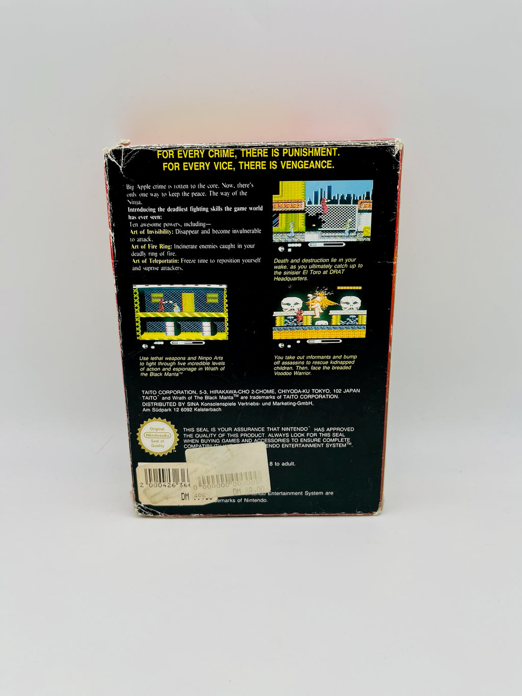 NES | Wrath of the Black Manta | CIB | Zweite Wahl