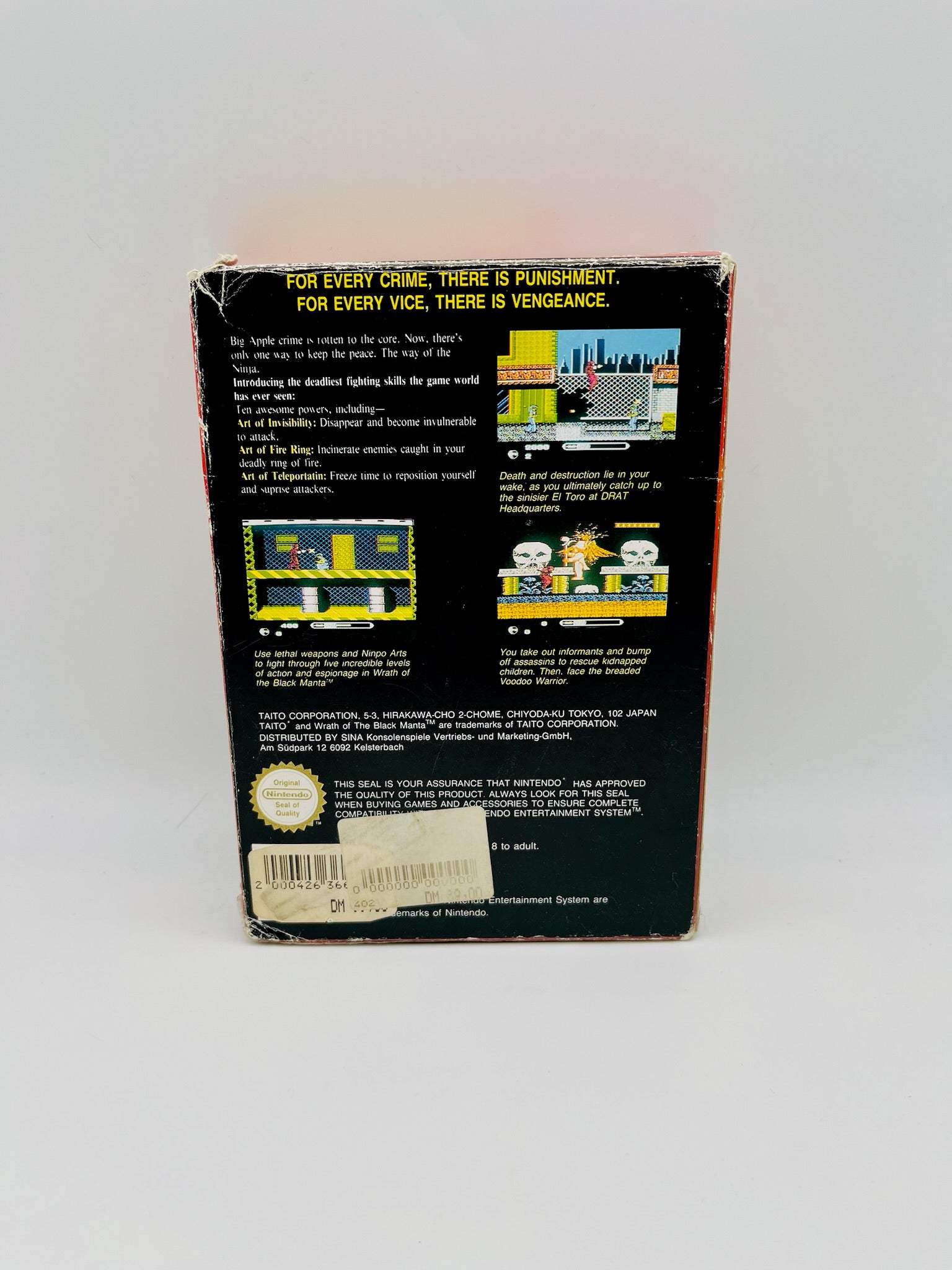 NES | Wrath of the Black Manta | CIB | Zweite Wahl