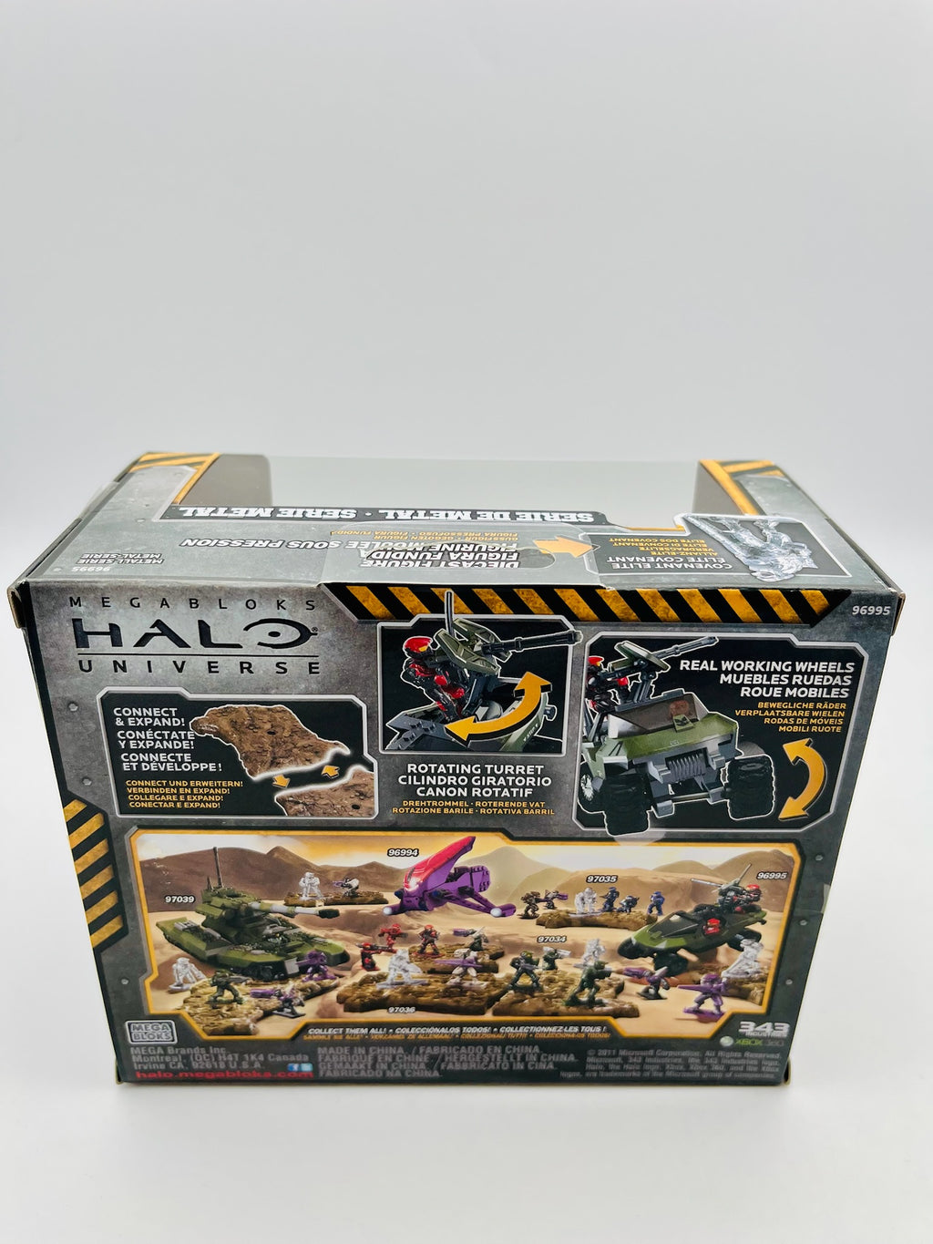 Halo Universe | MegaBloks UNSC Warthog | OVP | Metal Series 96995