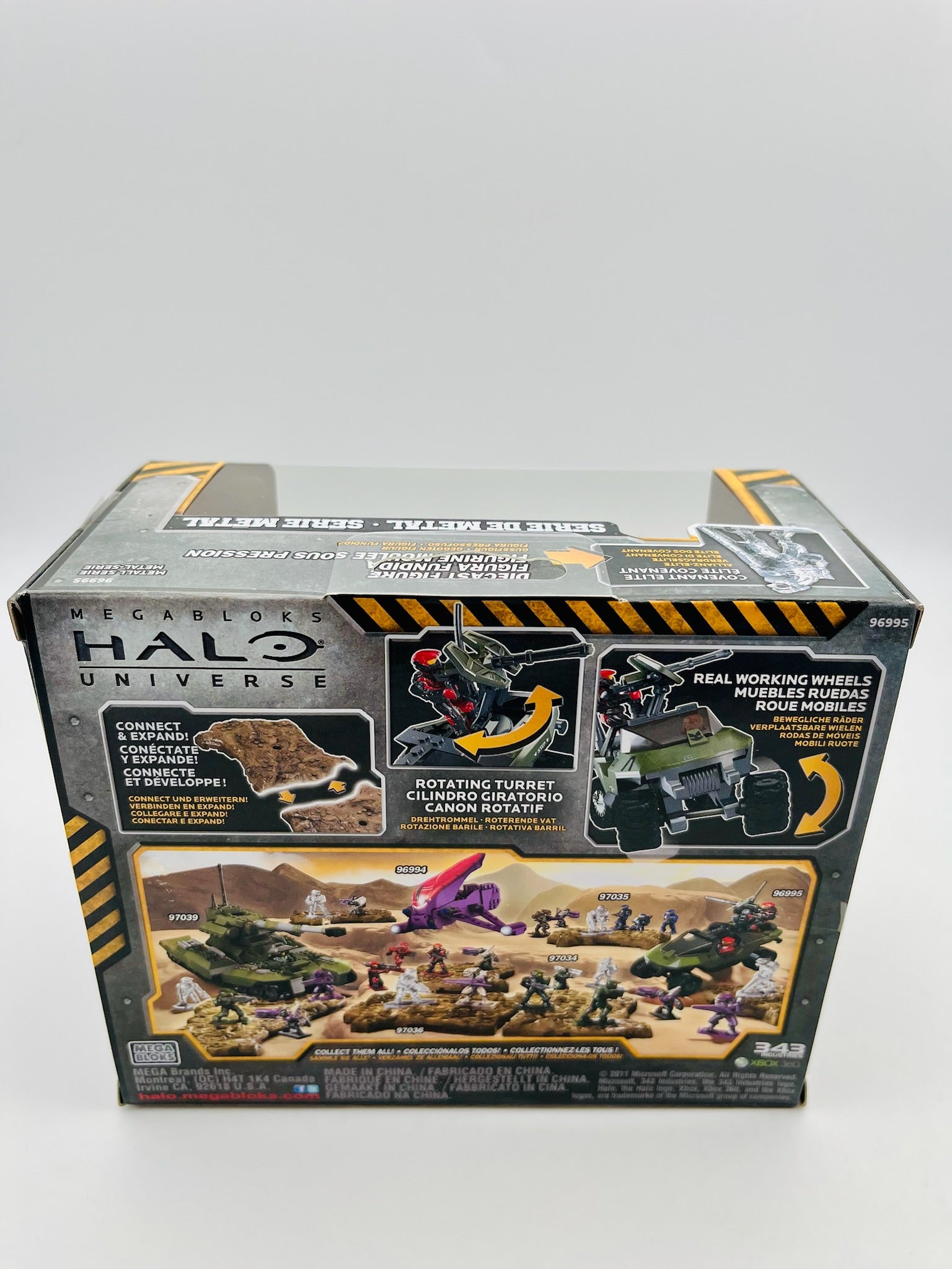 Halo Universe | MegaBloks UNSC Warthog | OVP | Metal Series 96995