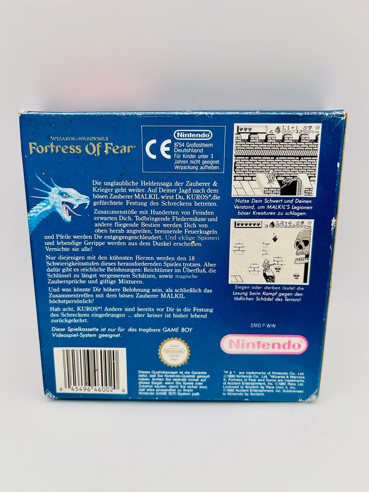 Game Boy | Wizards & Warriors X: Fortress Of Fear | CIB