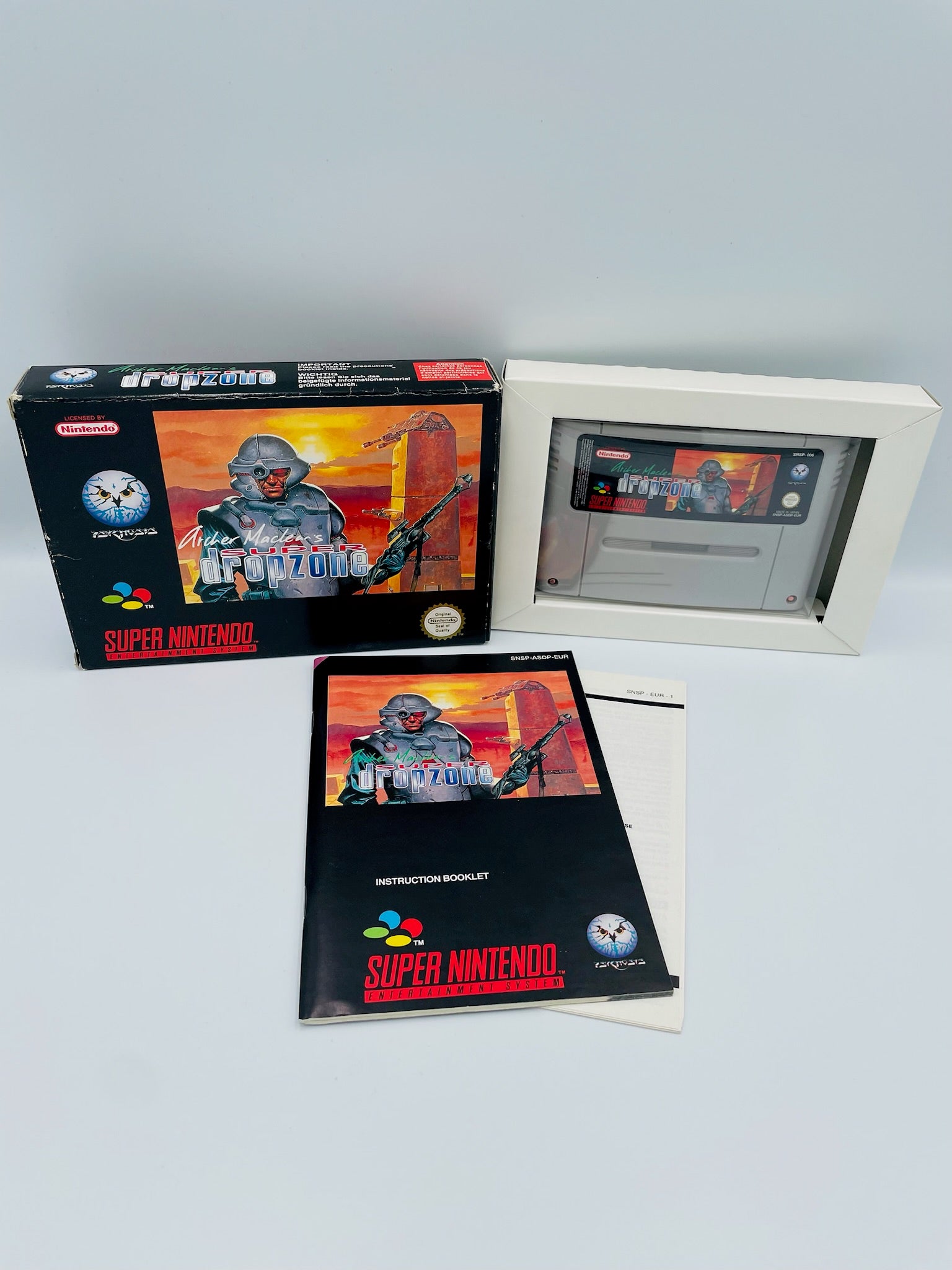 SNES | super dropzone | CIB+