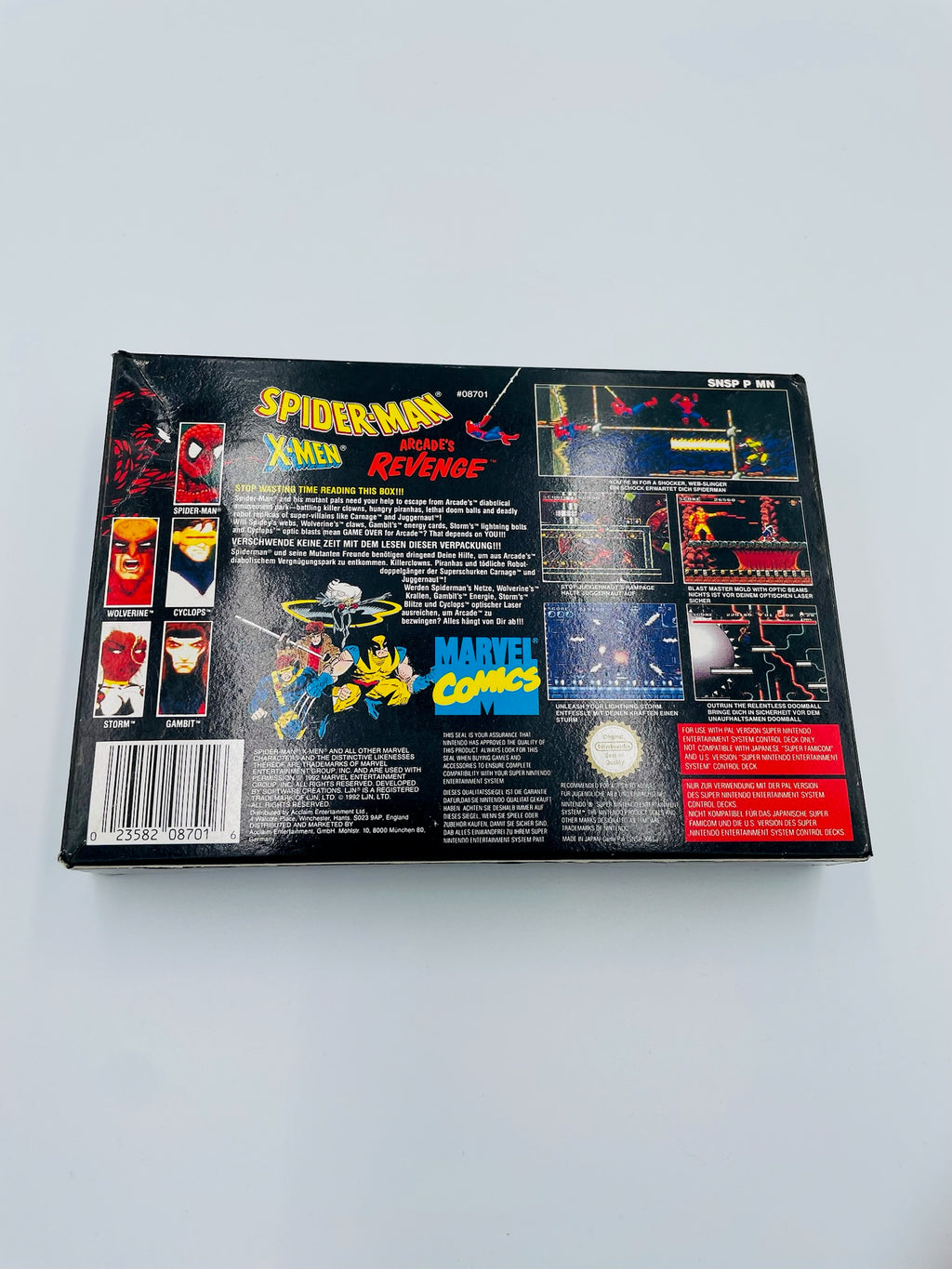 SNES | Spider-Man X-Men Arcade's Revenge | CIB+