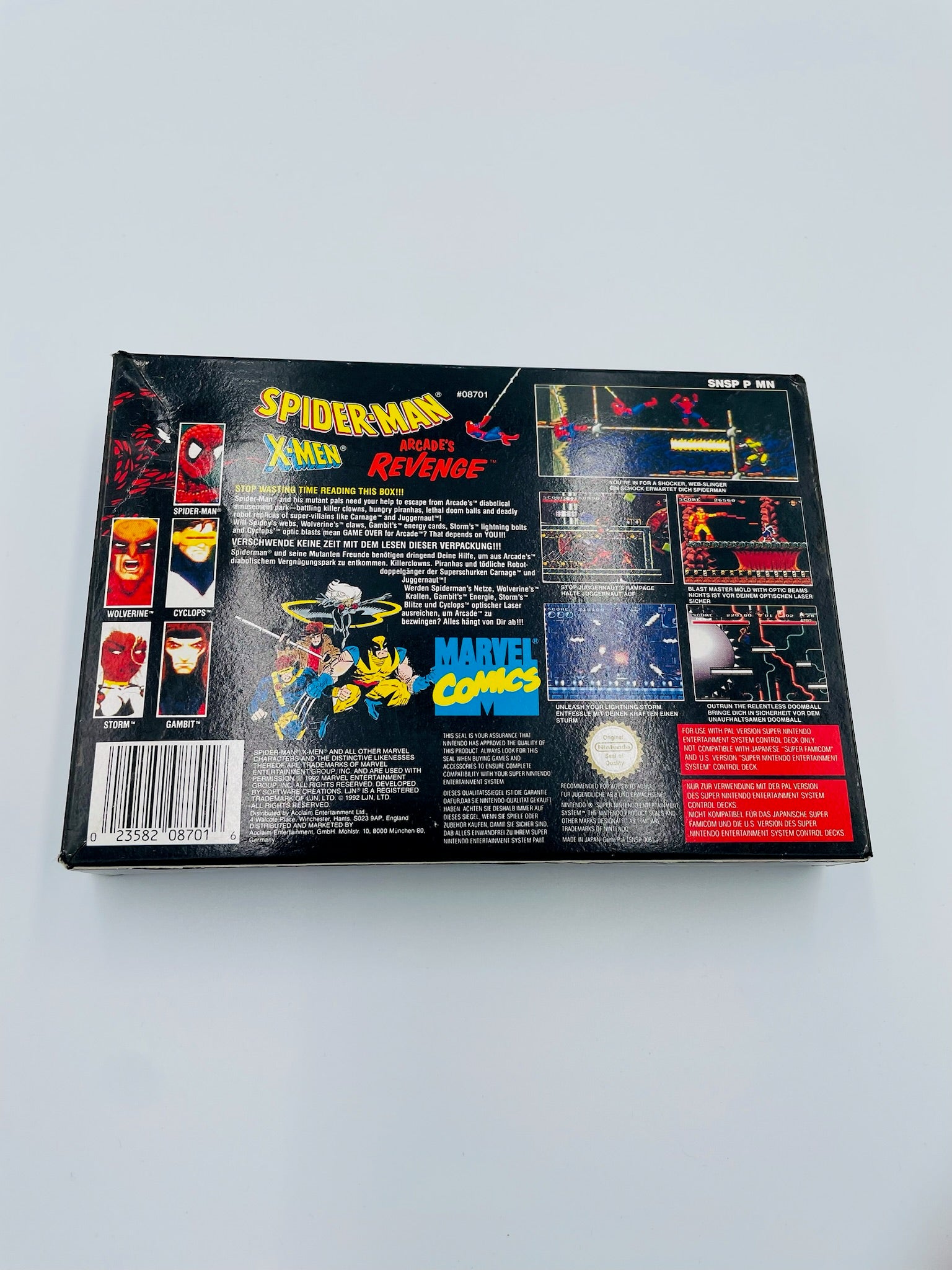 SNES | Spider-Man X-Men Arcade's Revenge | CIB+
