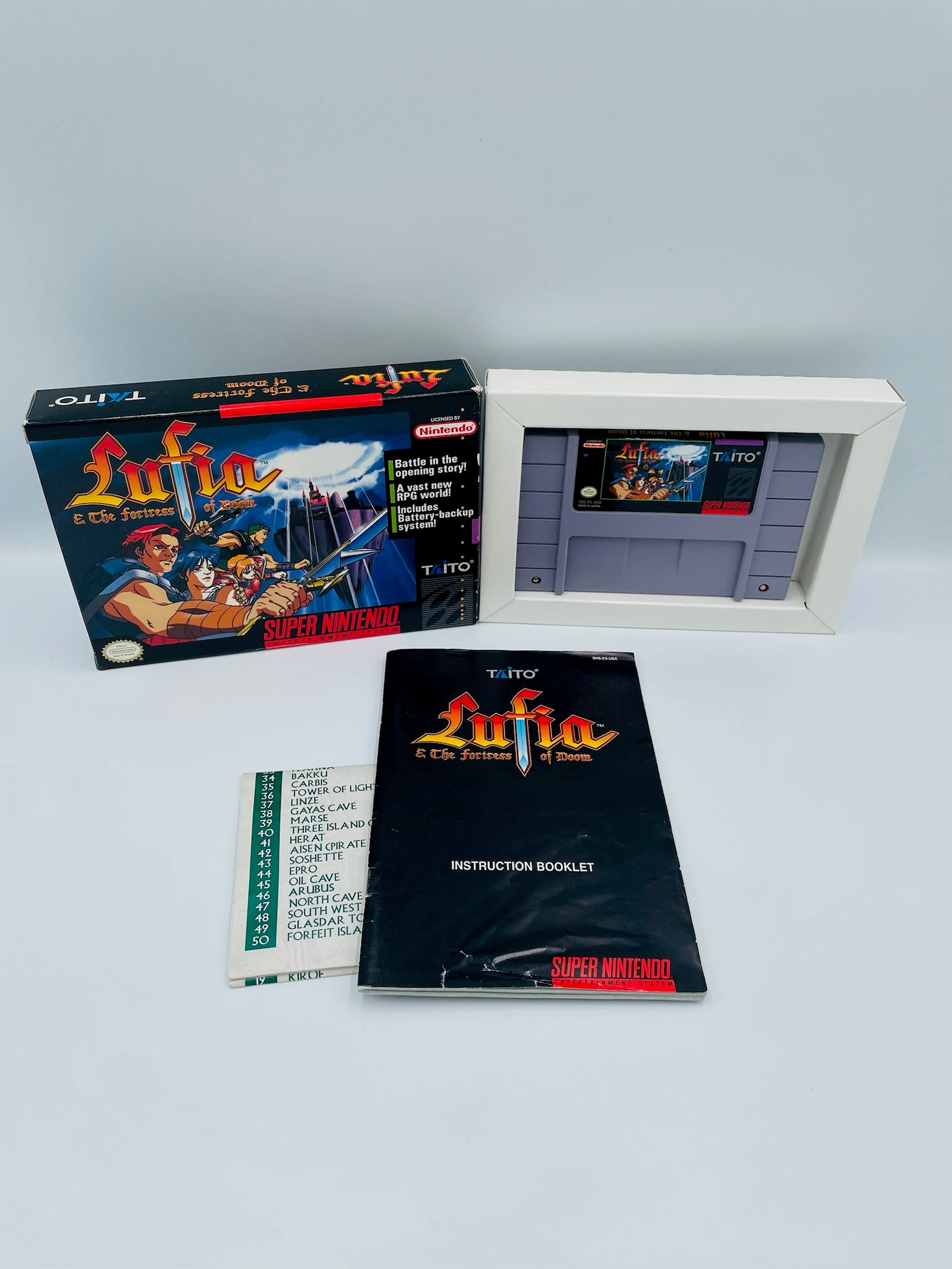 SNES | Lufia & The Fortress of Doom | CIB+