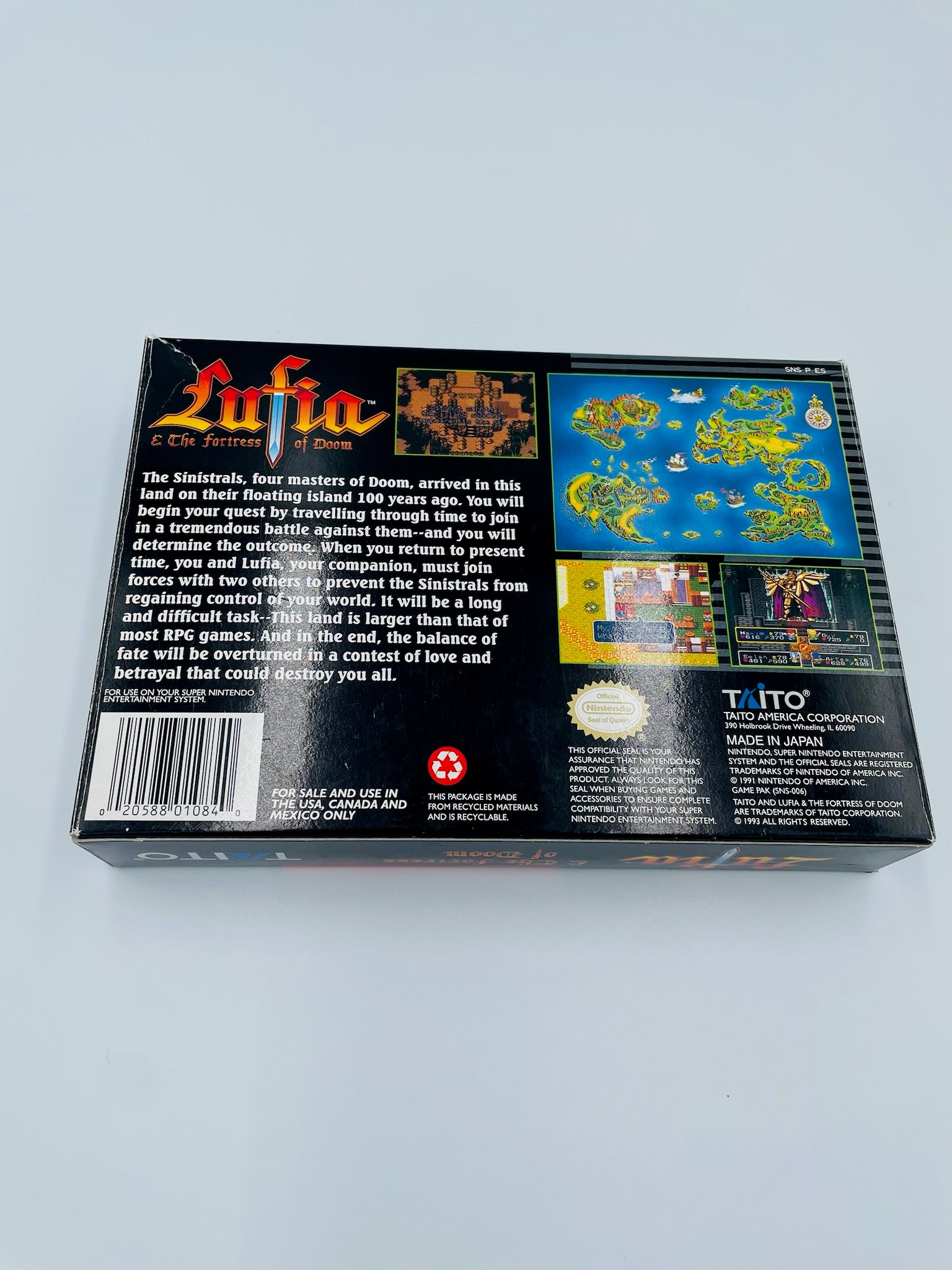 SNES | Lufia & The Fortress of Doom | CIB+