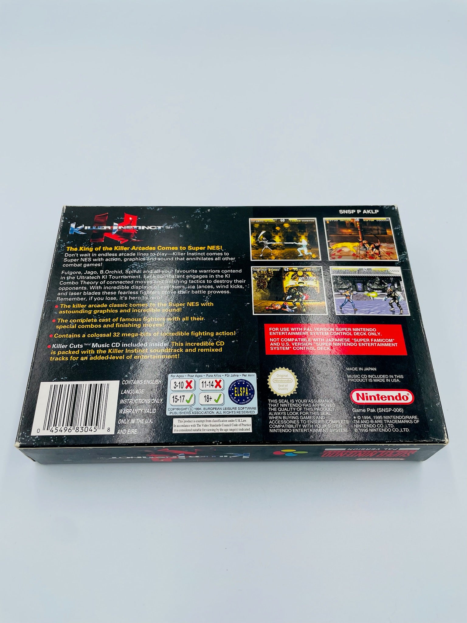 SNES | Killer Instinct | CIB+