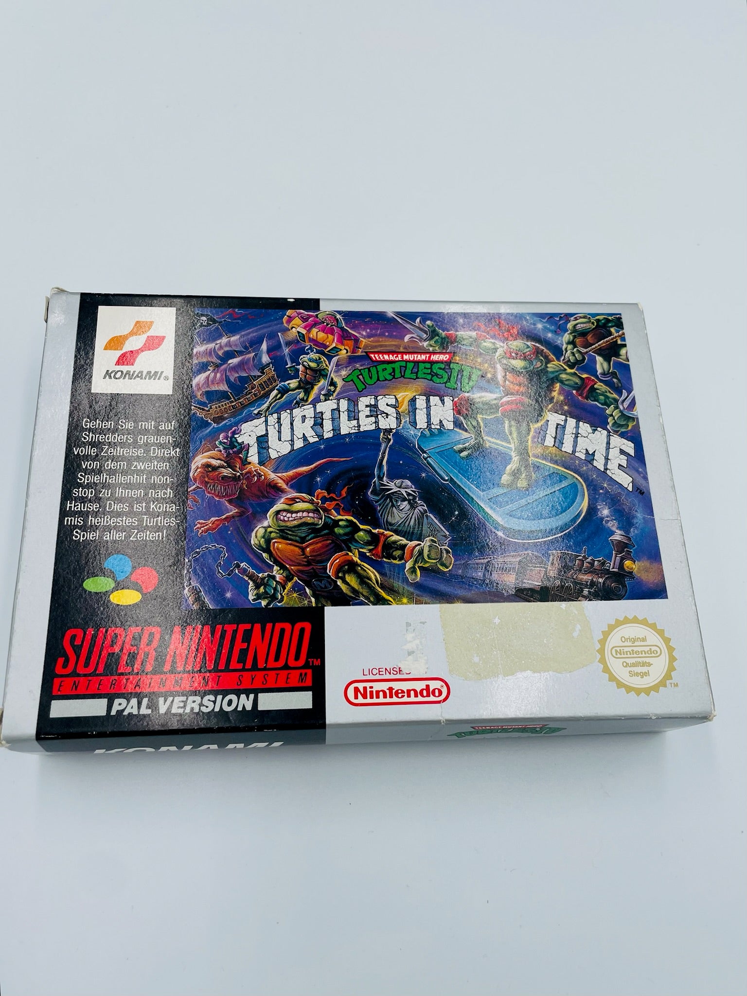 SNES | TMNT Turtles in Time CIB+ | PAL Konami