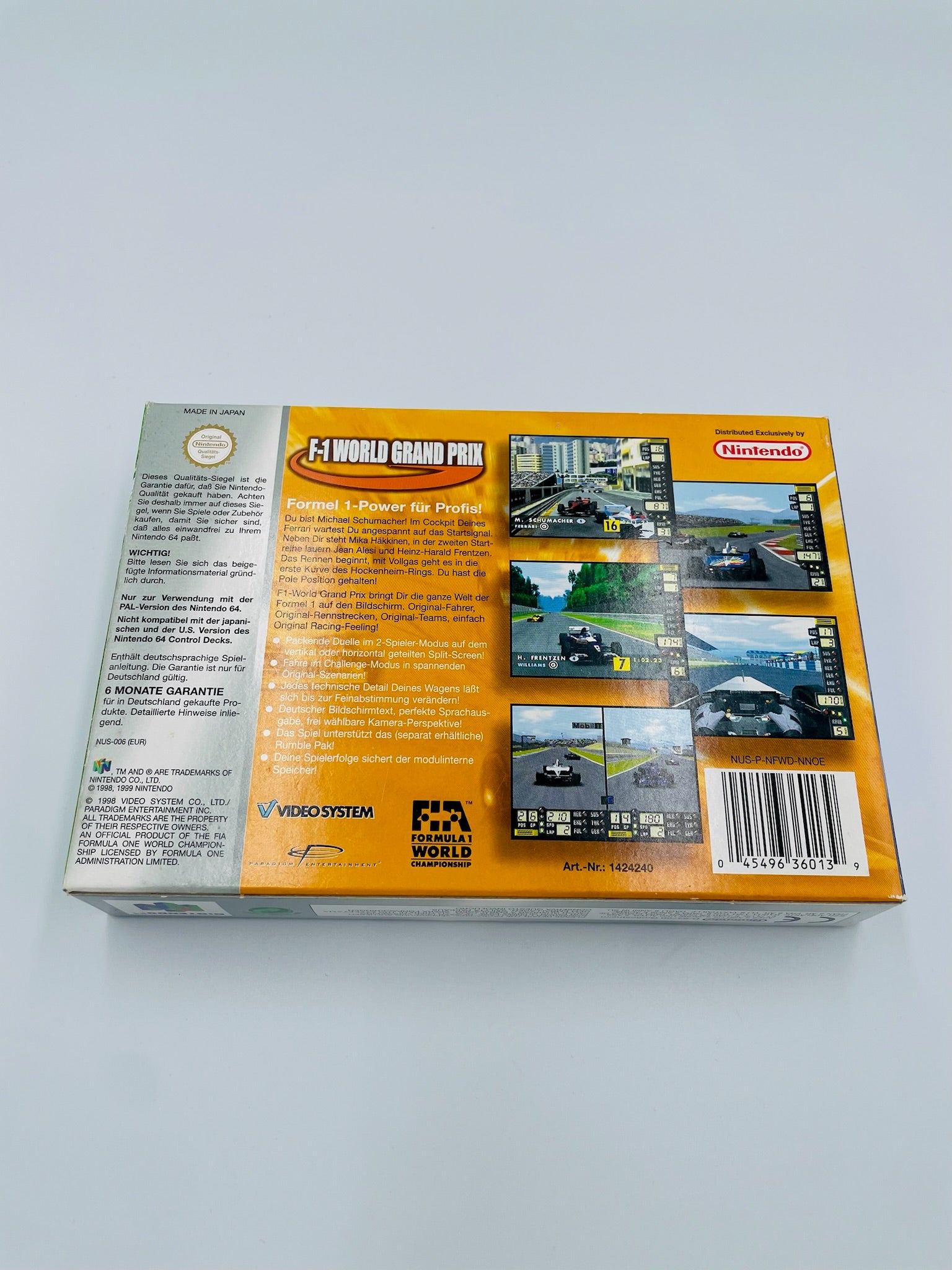 Nintendo 64 | F-1 World Grand Prix | CIB