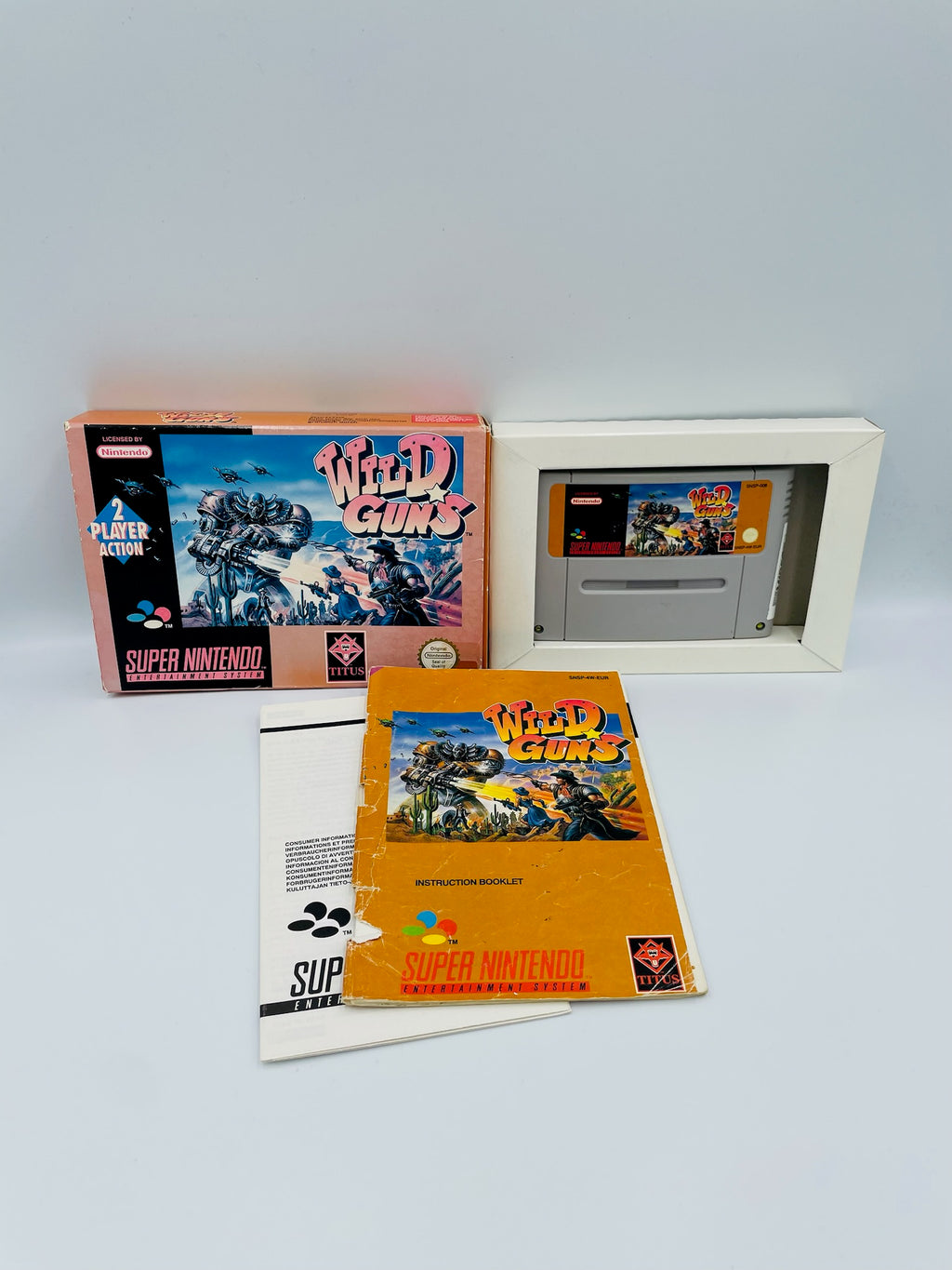 SNES | Wild Guns CIB+ | Titus Kult-Shooter