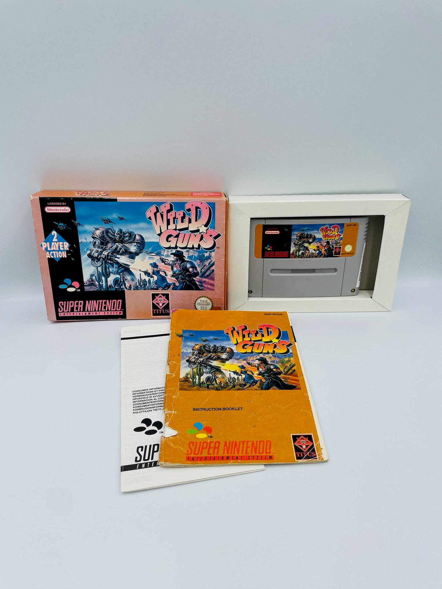 SNES | Wild Guns CIB+ | Titus Kult-Shooter