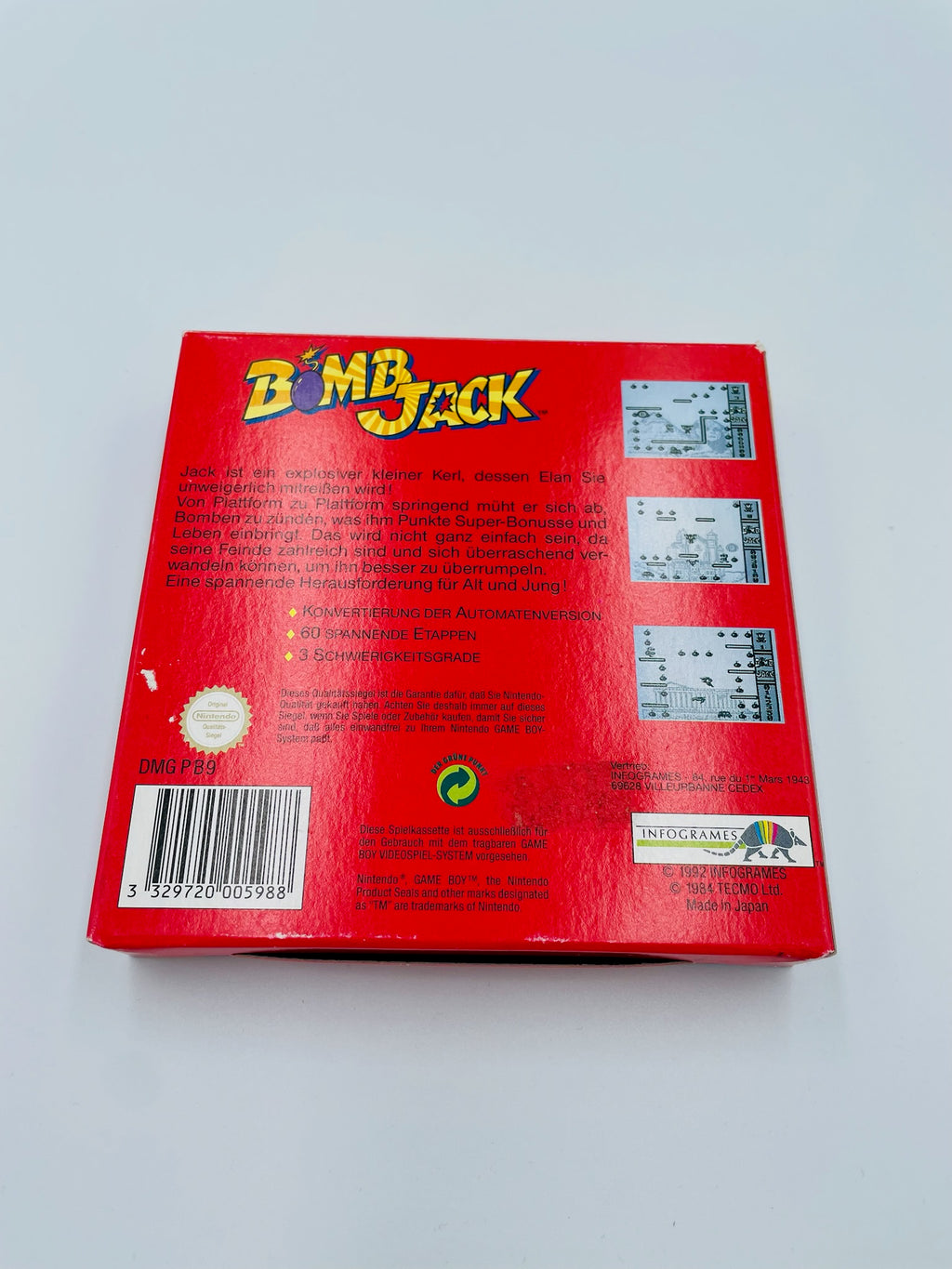 Game Boy | Bomb Jack | CIB