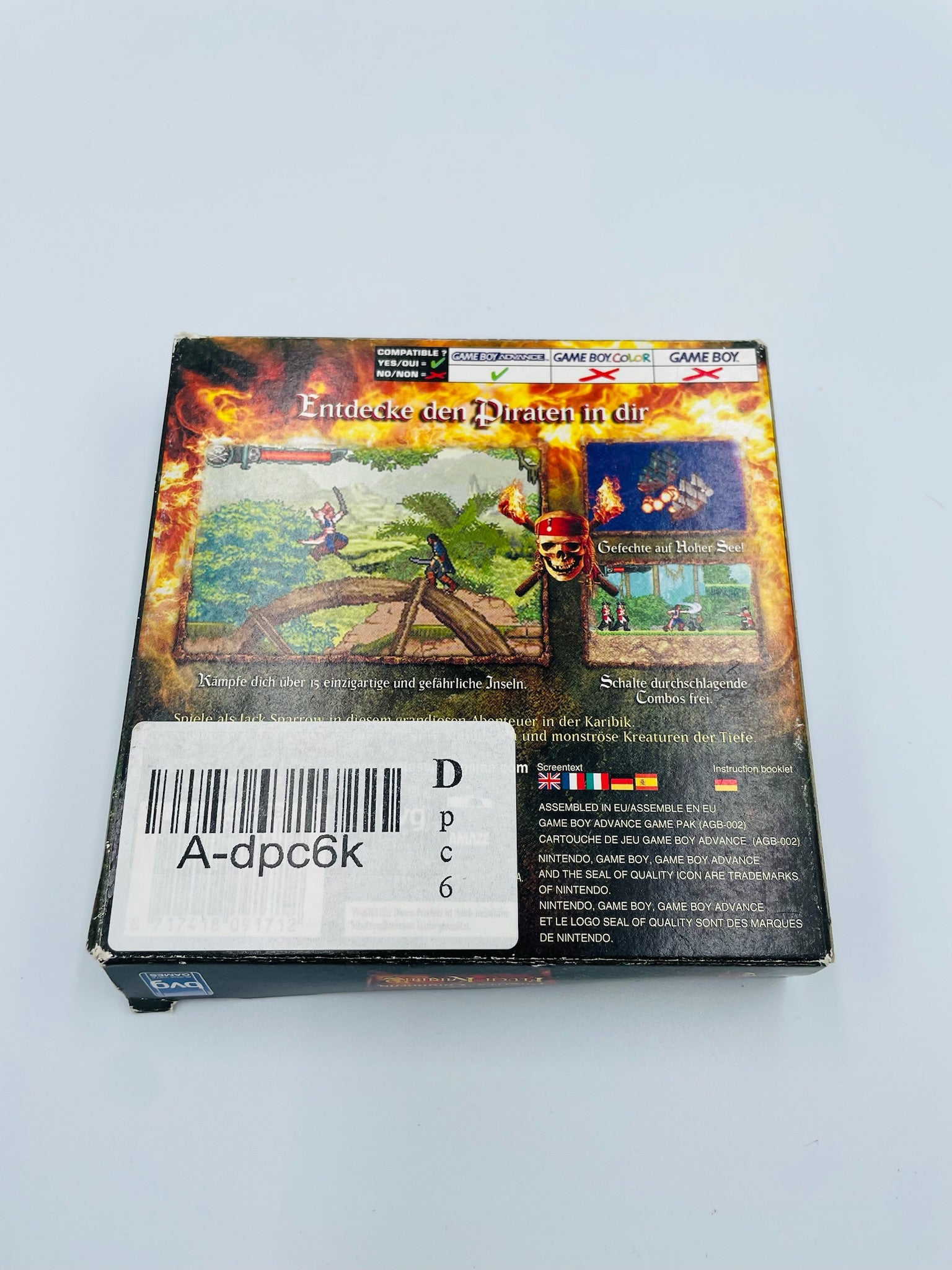 Game Boy Advance | Pirates of the Caribbean: Fluch der Karibik 2 | CIB