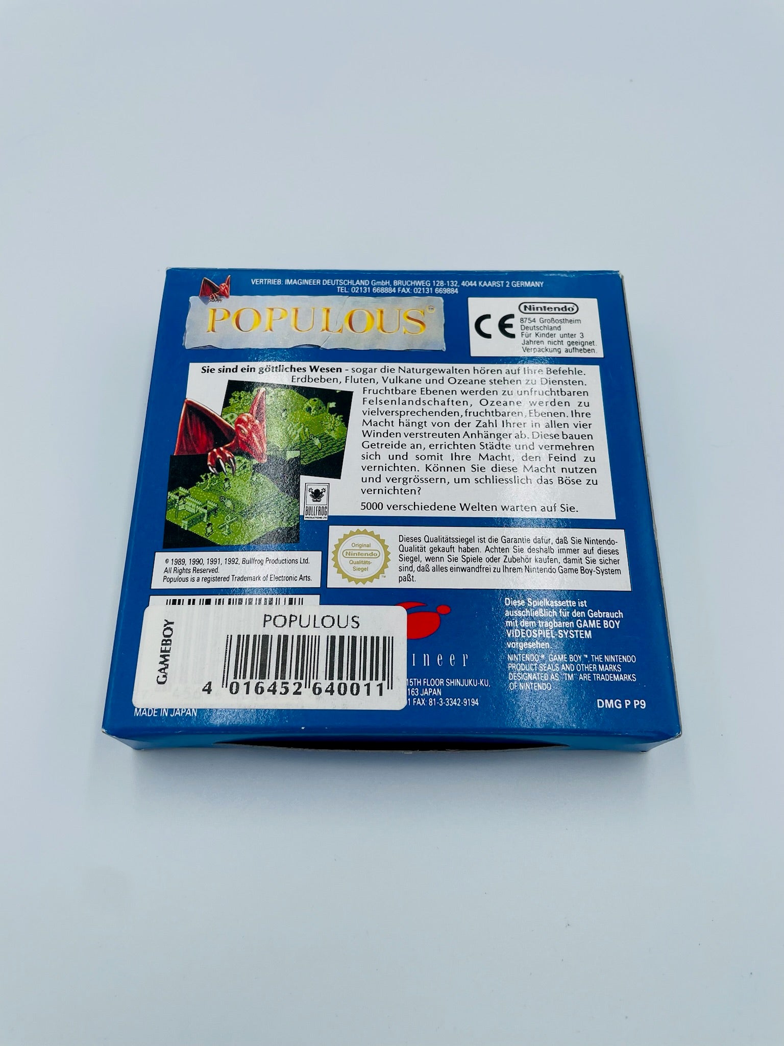 Game Boy | Populous | CIB