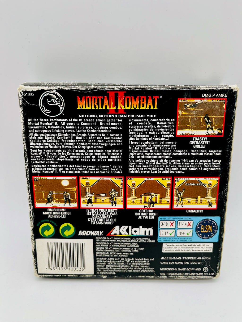 GAME BOY | Mortal Kombat II | CIB