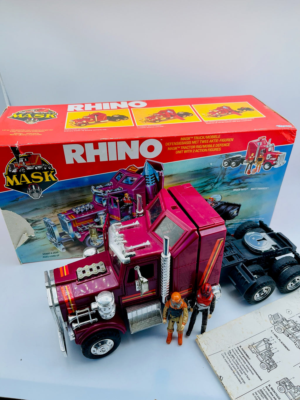 M.A.S.K. | Rhino Truck mit Figuren | OVP
