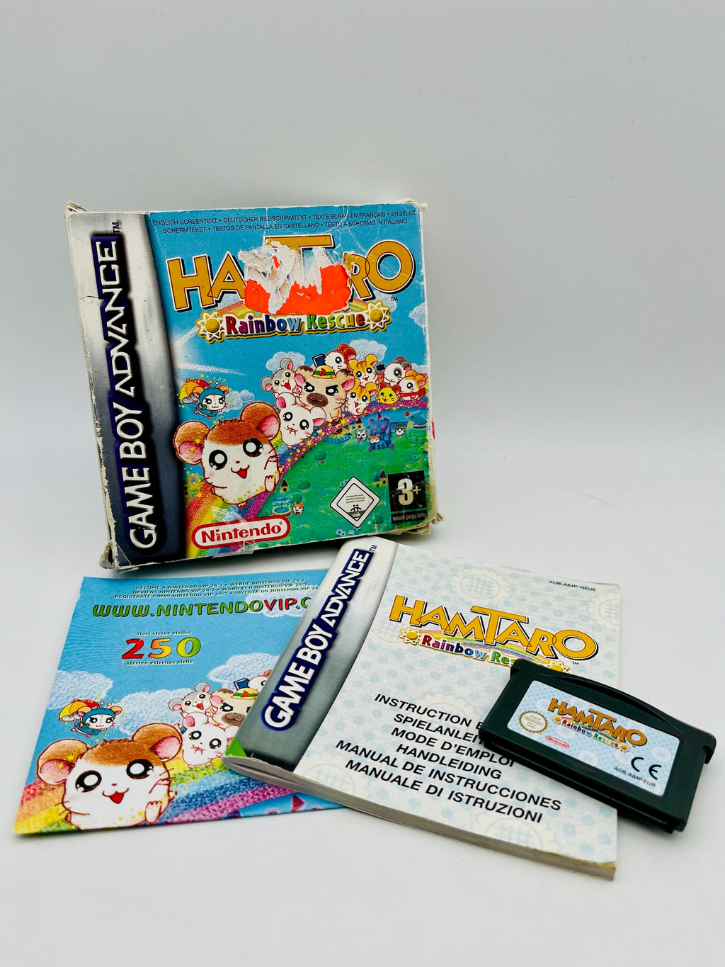 GBA | Hamtaro: Rainbow Rescue | CIB