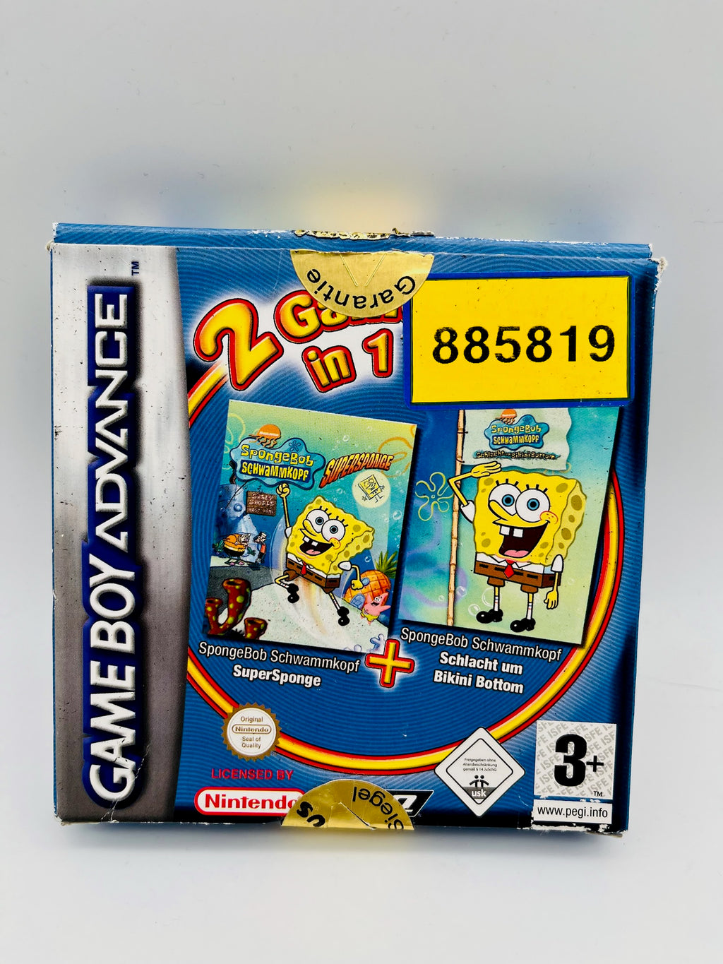 GBA | SpongeBob SuperSponge + Schlacht um Bikini Bottom | CIB