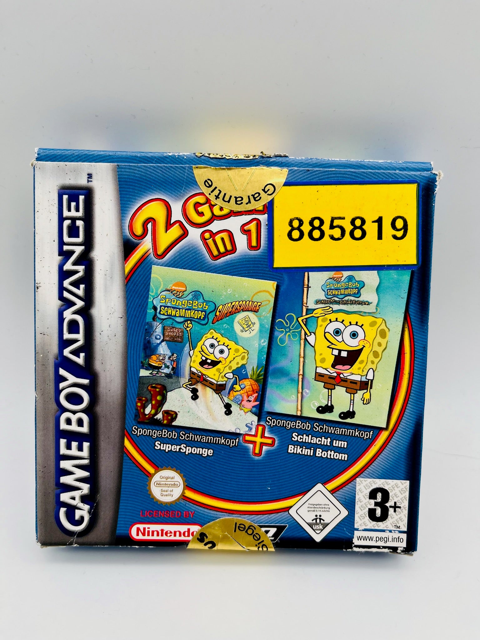 GBA | SpongeBob SuperSponge + Schlacht um Bikini Bottom | CIB