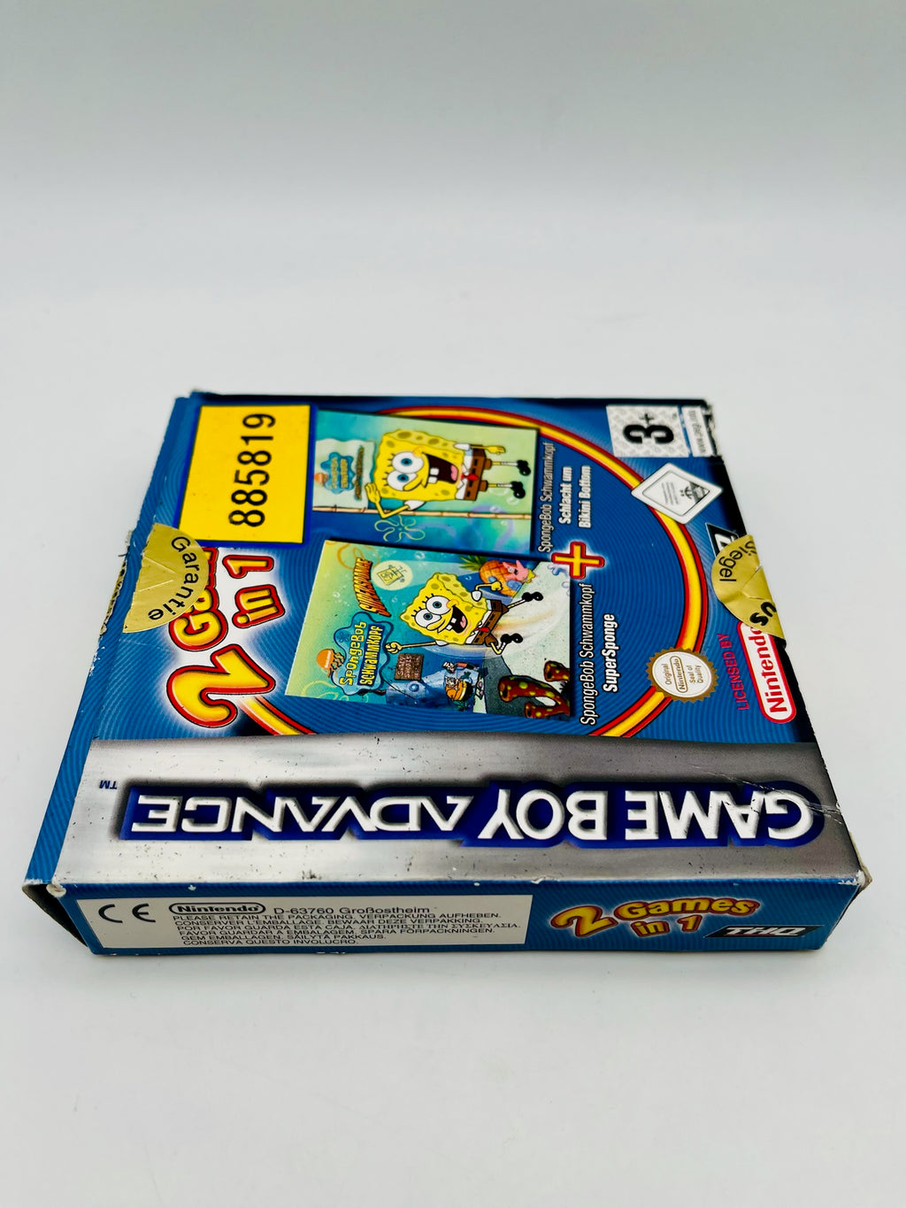 GBA | SpongeBob SuperSponge + Schlacht um Bikini Bottom | CIB