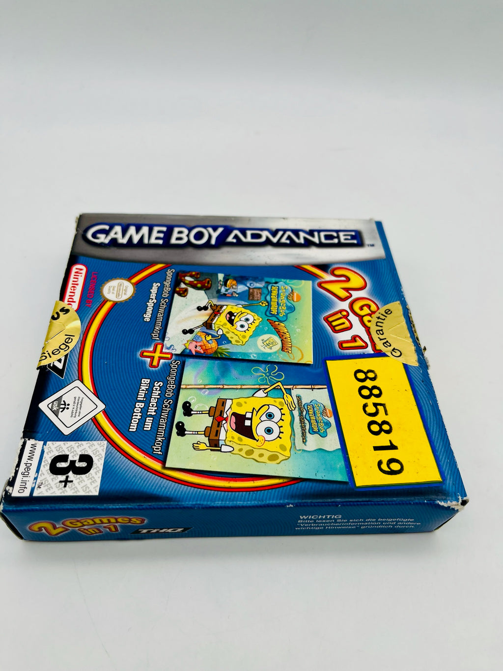 GBA | SpongeBob SuperSponge + Schlacht um Bikini Bottom | CIB