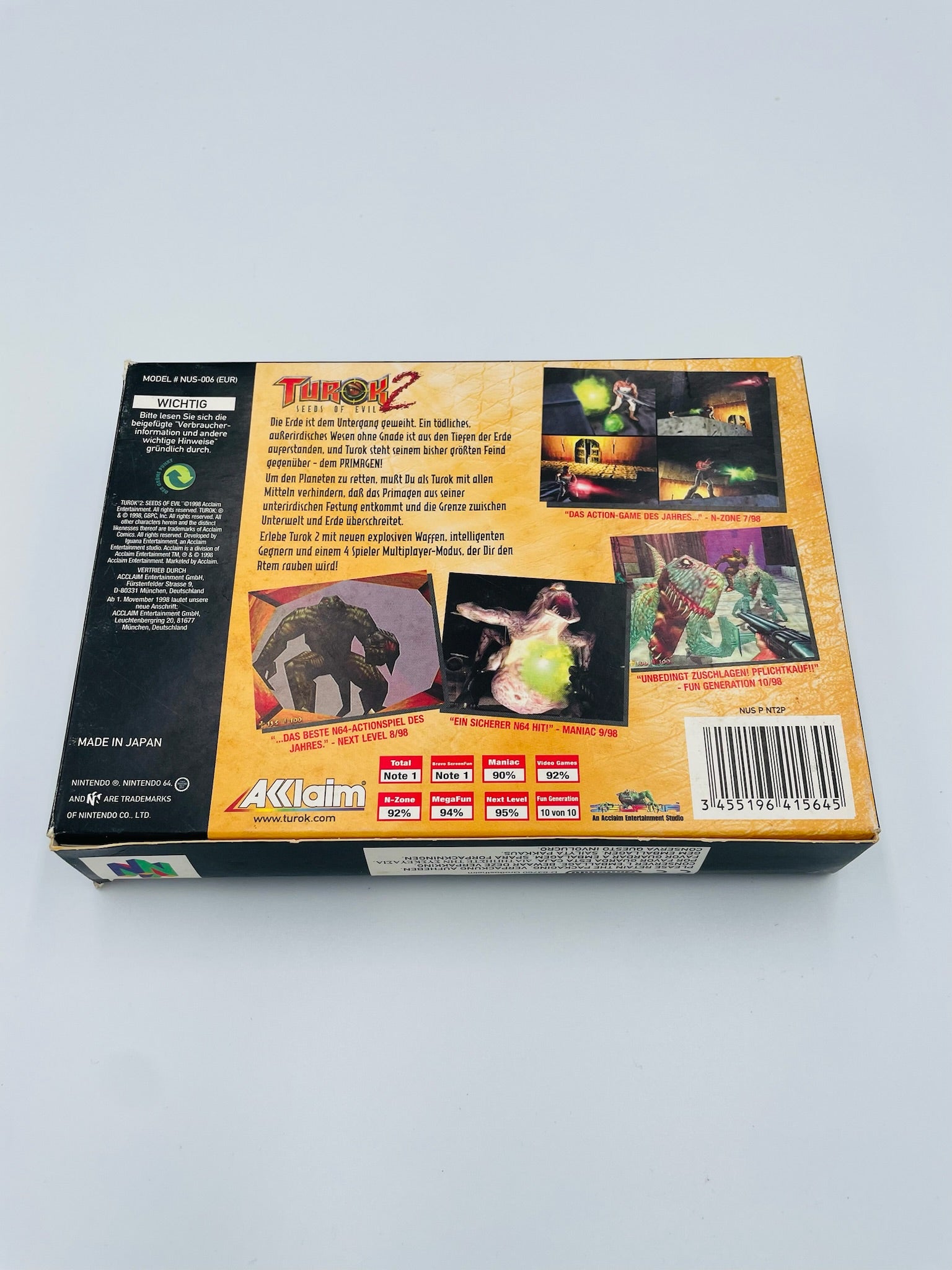 Nintendo 64 | Turok 2: Seeds of Evil | CIB