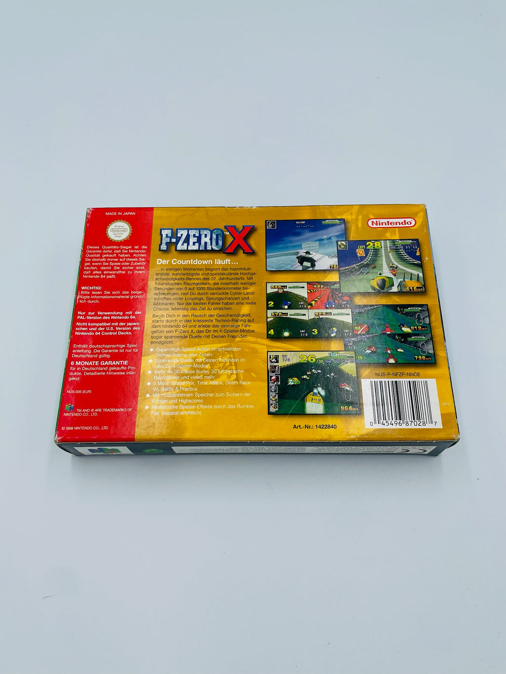 Nintendo 64 | F-Zero X | CIB