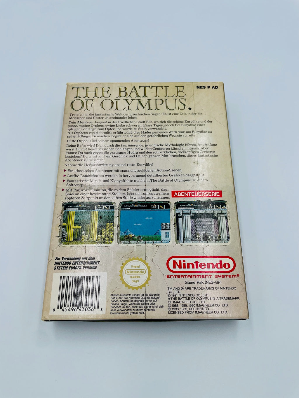 NES | The Battle of Olympus | CIB