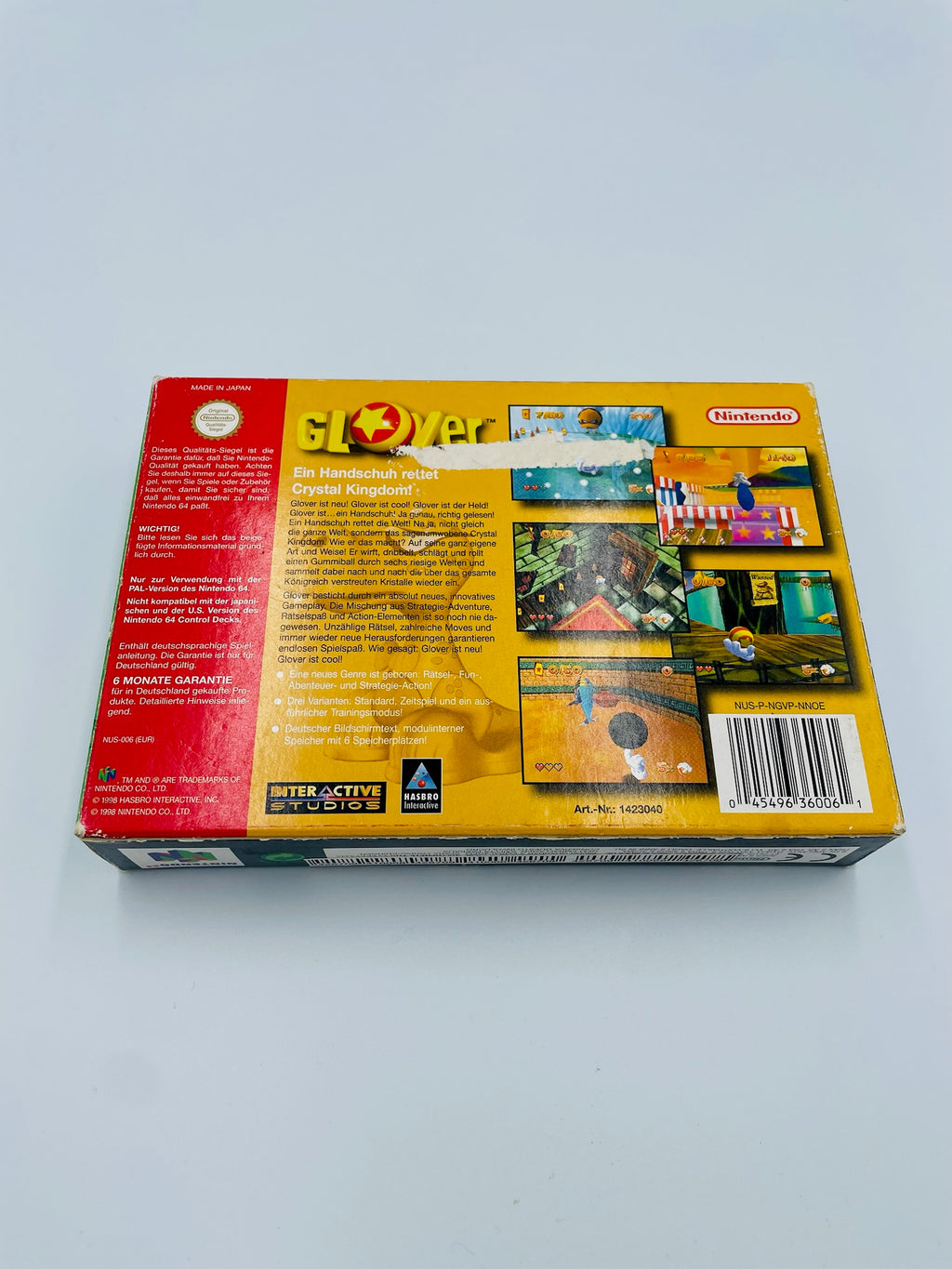 Nintendo 64 | Glover | CIB