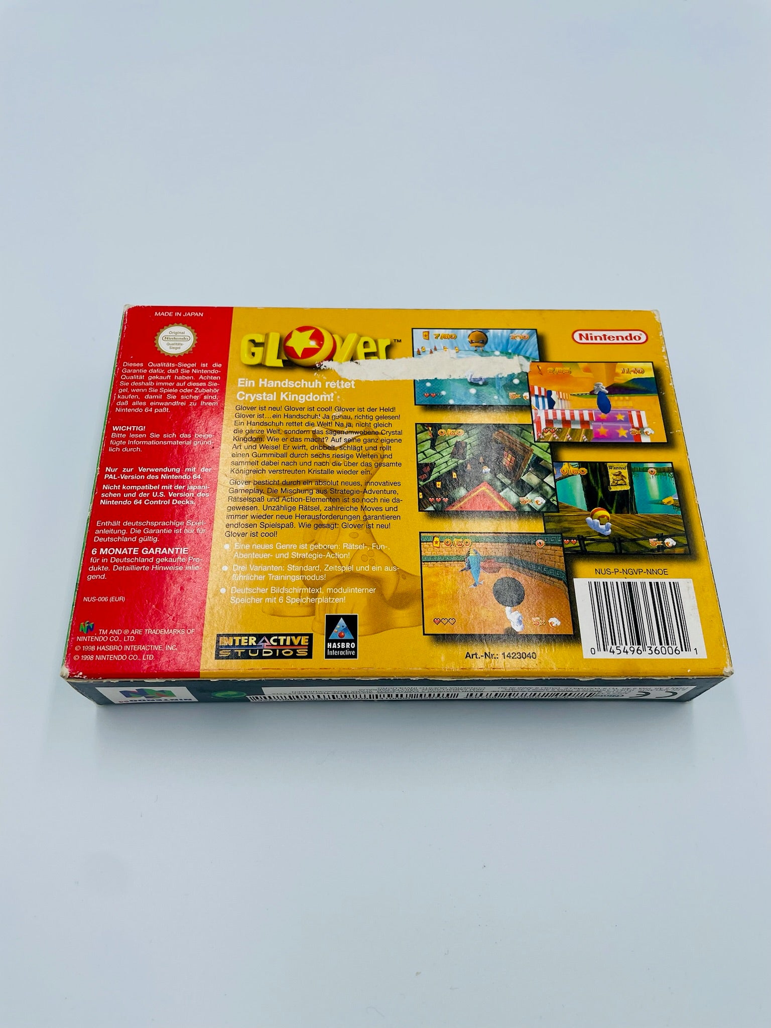Nintendo 64 | Glover | CIB