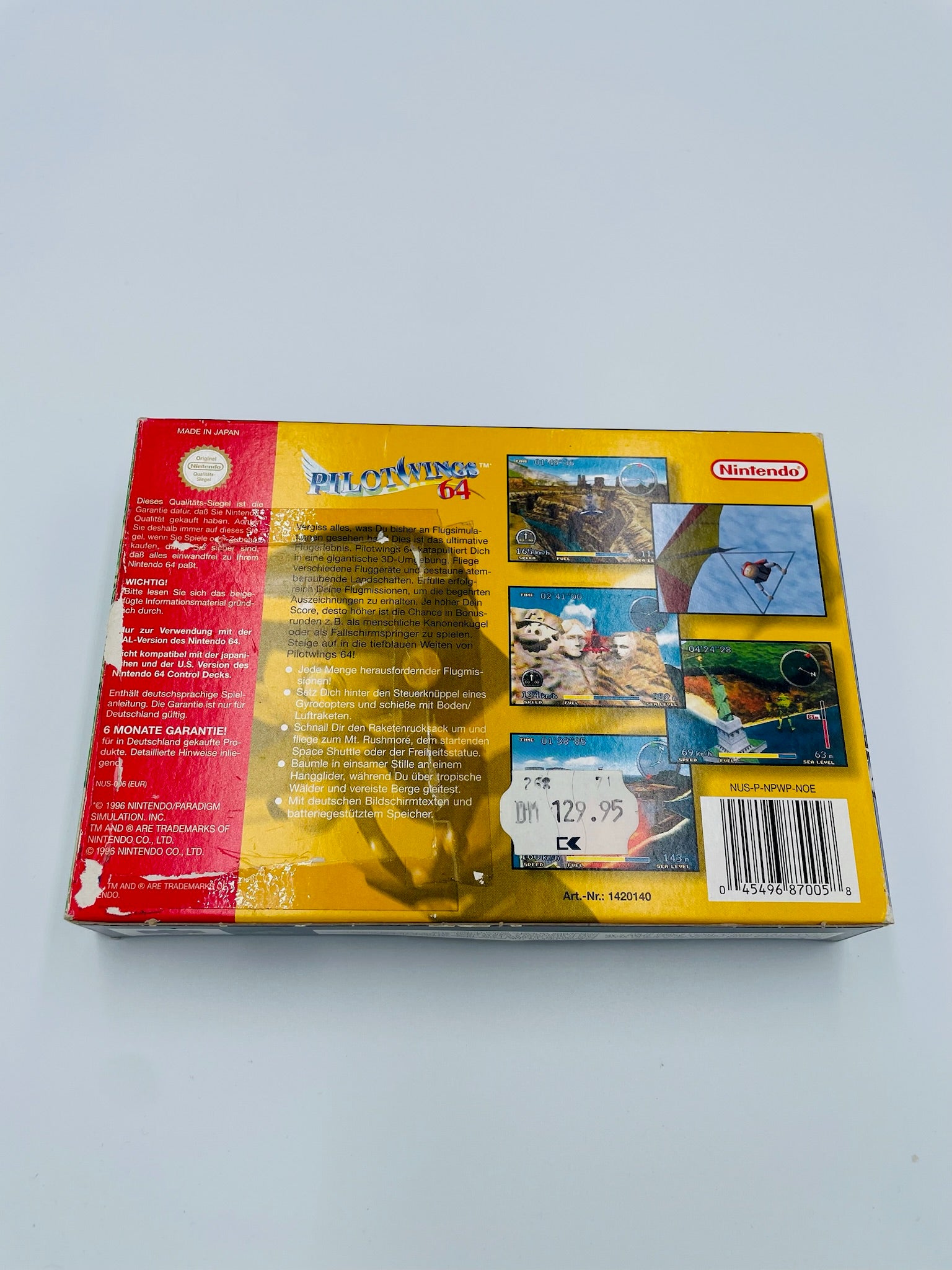 Nintendo 64 | Pilotwings 64 | CIB
