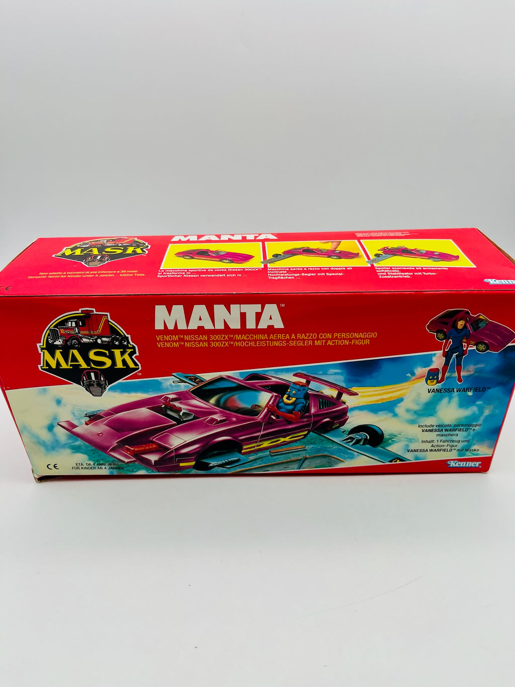 M.A.S.K. Manta Fahrzeug mit Vanessa Warfield (Box+Figur)