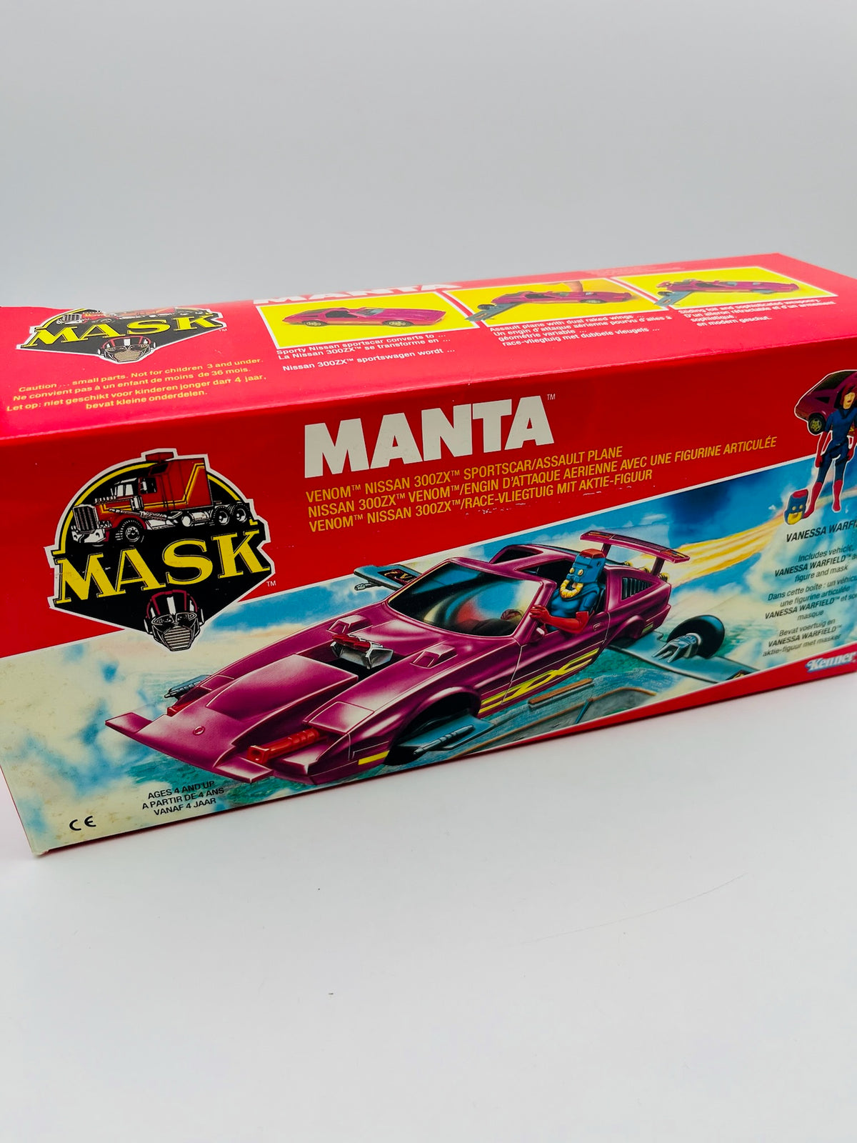 M.A.S.K. Manta Fahrzeug mit Vanessa Warfield (Box+Figur)
