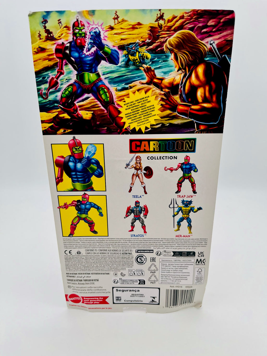 MOTU | Trap Jaw | Masters of the Universe | OVP | Mattel