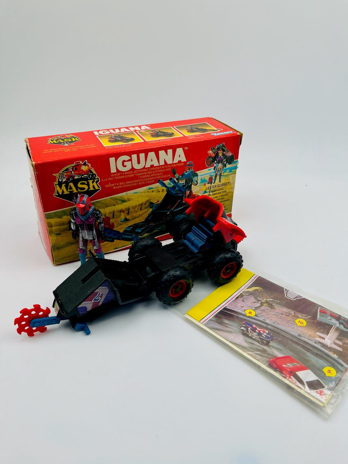 M.A.S.K. Iguana Fahrzeug mit Figur und OVP