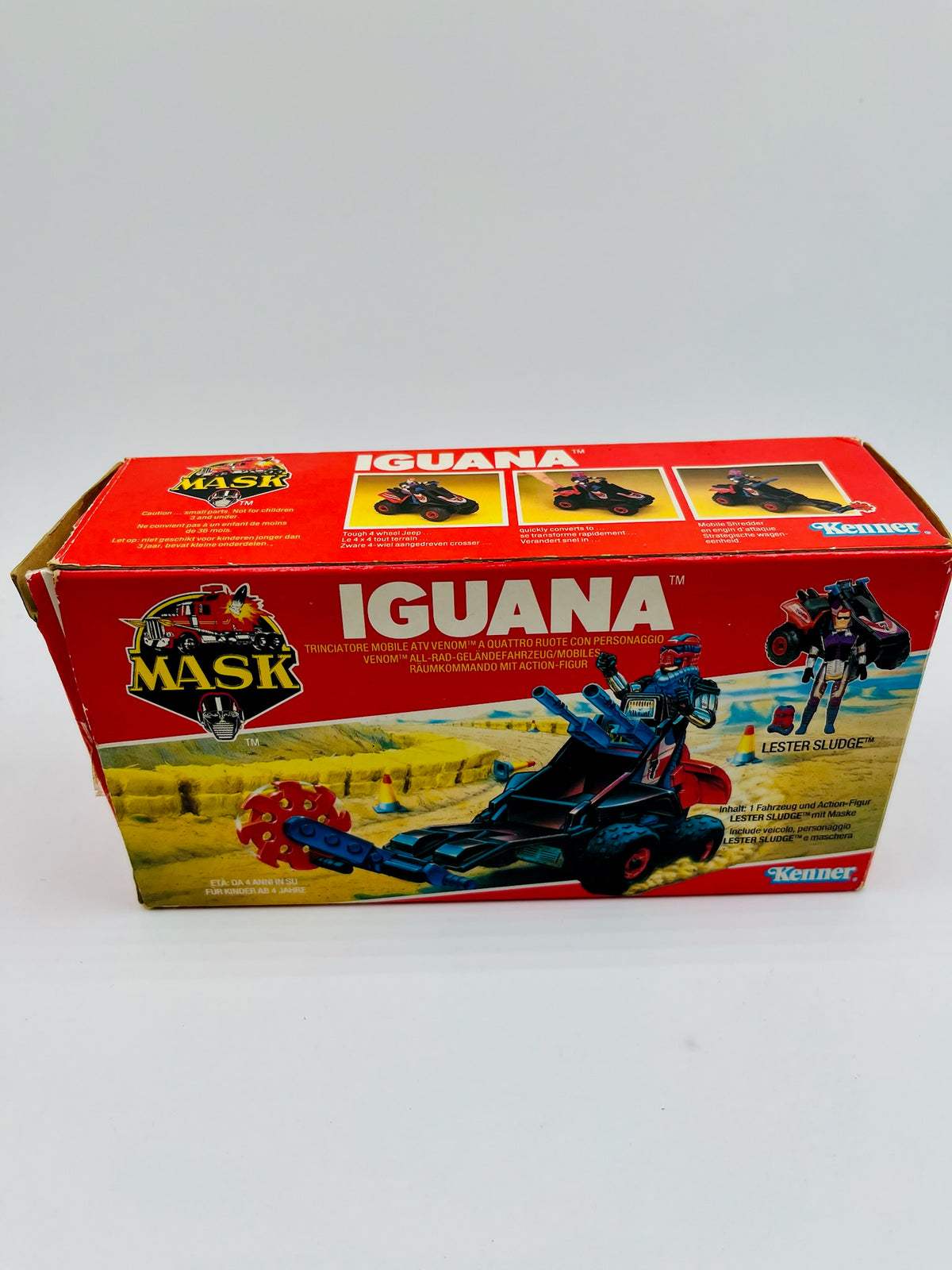 M.A.S.K. Iguana Fahrzeug mit Figur und OVP