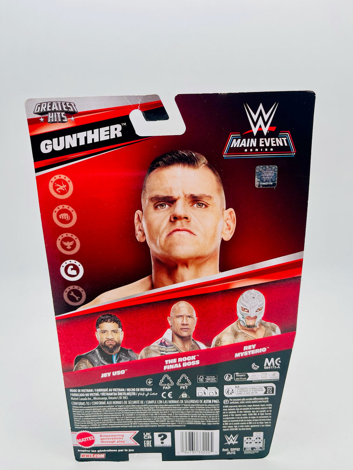 WWE Main Event Series Gunther Actionfigur