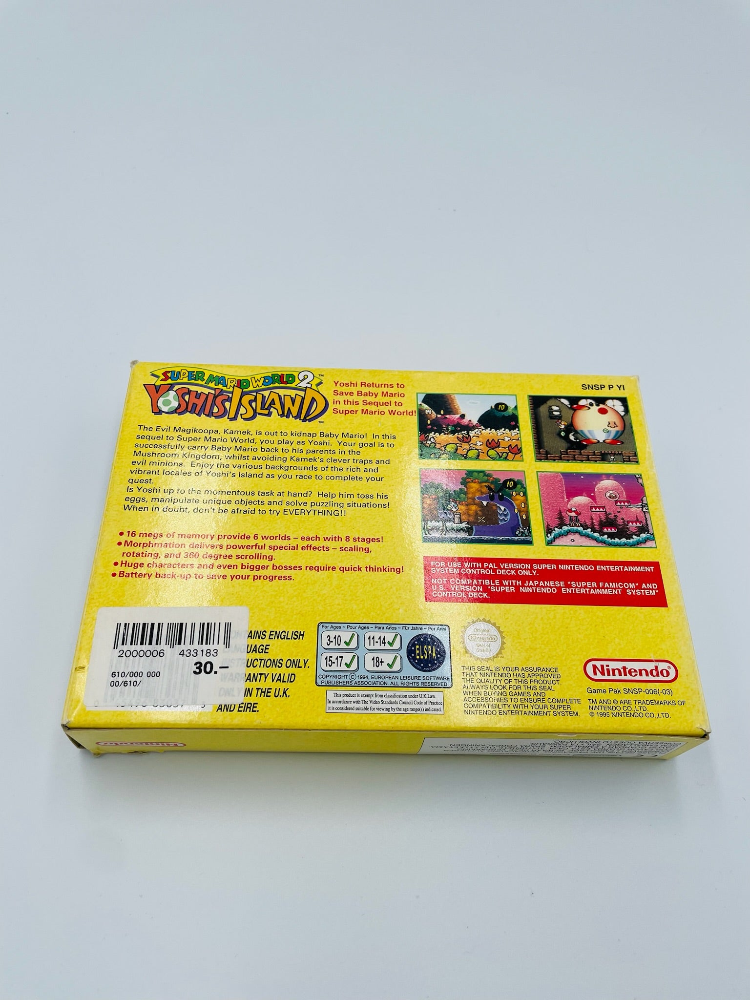 SNES | Super Mario World 2: Yoshi's Island | CIB