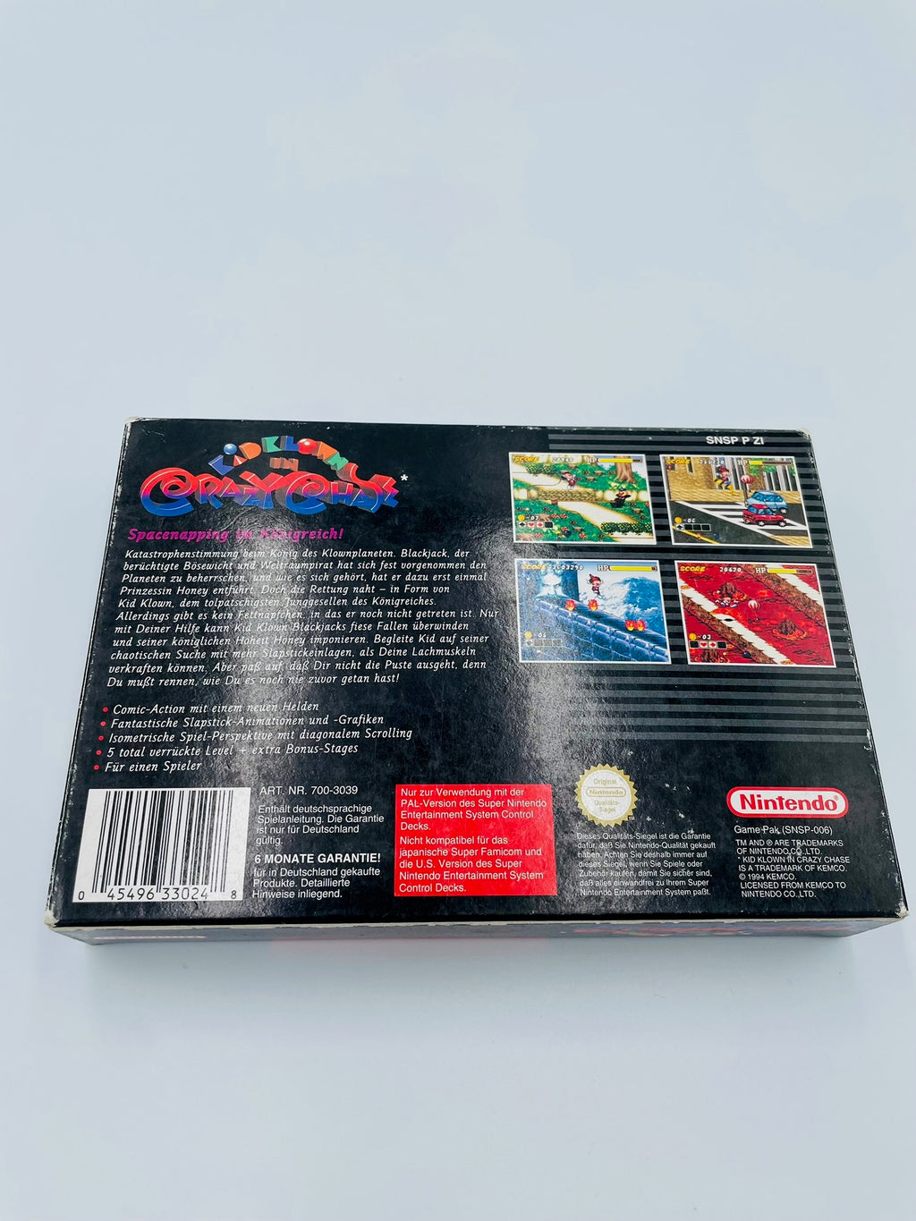SNES | Kid Klown in Crazy Chase | CIB