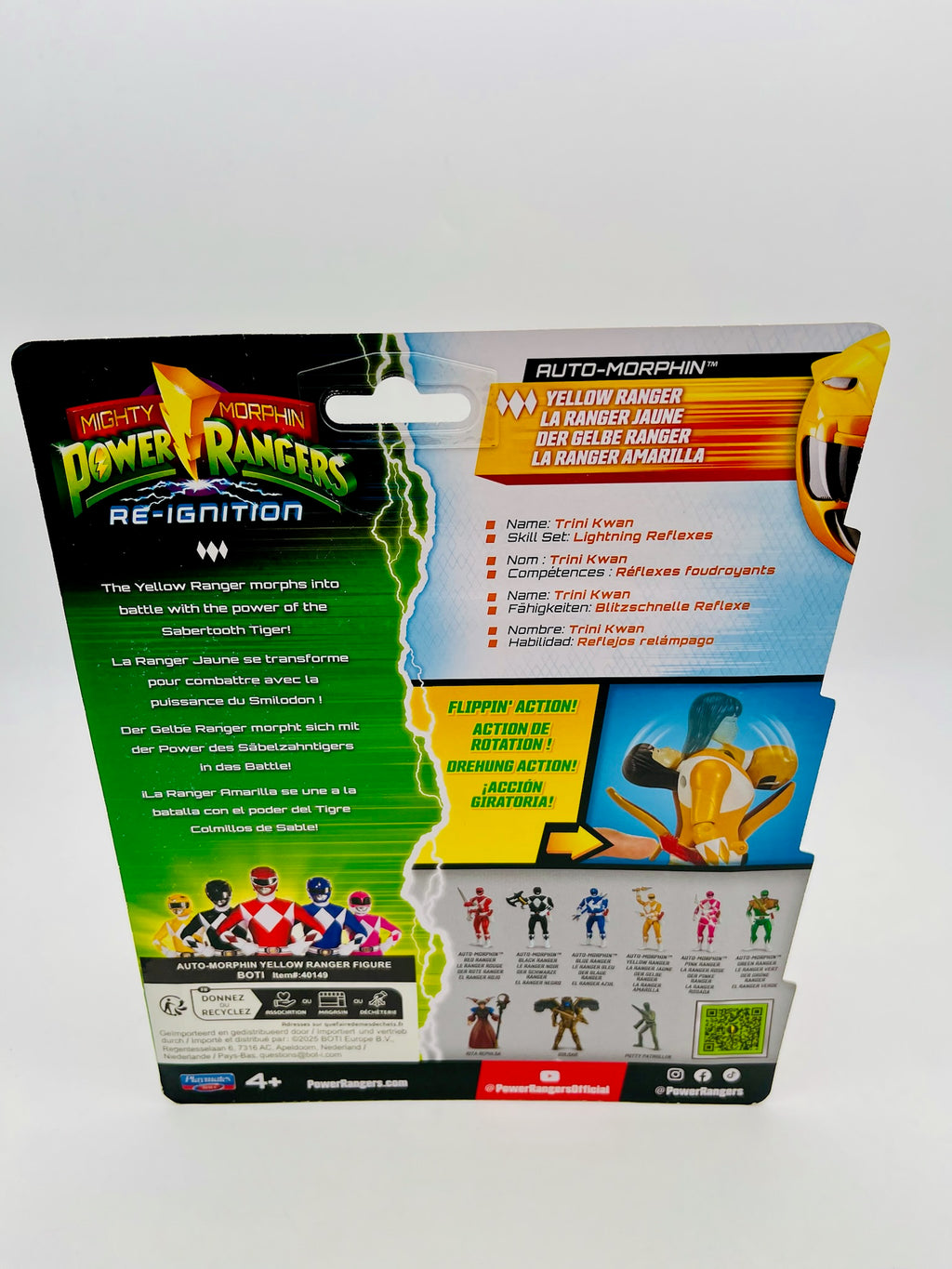 Mighty Morphin Power Rangers | Power Rangers Re-Ignition Yellow Ranger (Au | OVP