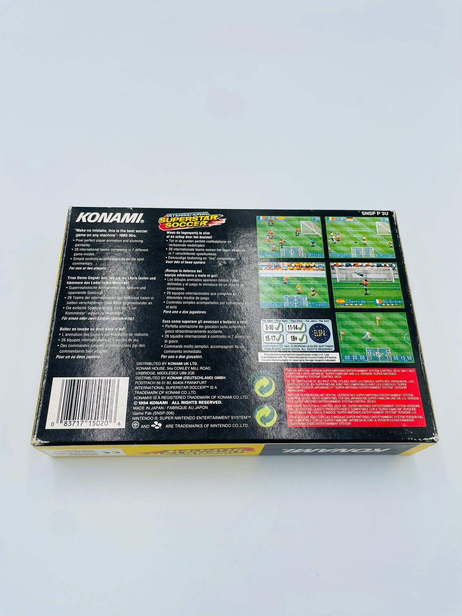 SNES | International Superstar Soccer | CIB