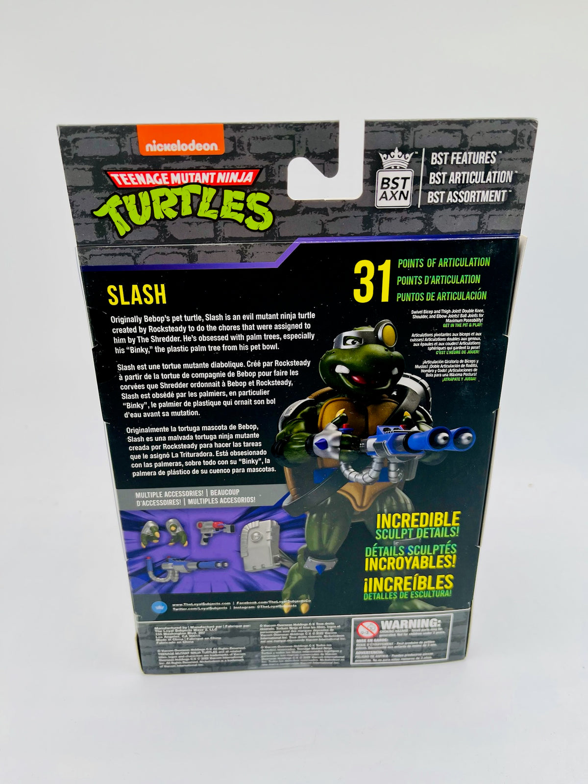 TMNT x BST AXN | Slash Action Figure | OVP
