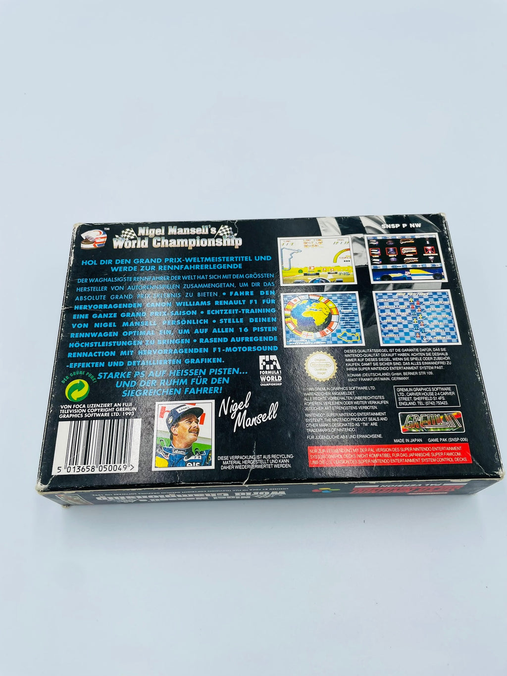 SNES | Nigel Mansell's World Championship | CIB