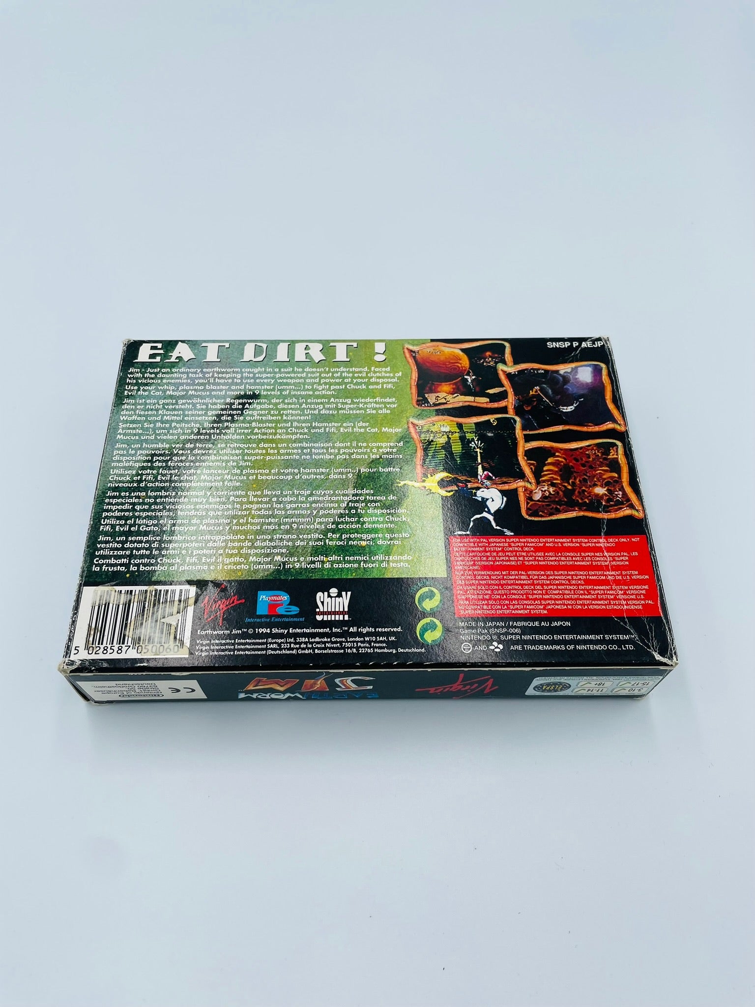 SNES | Earthworm Jim | CIB