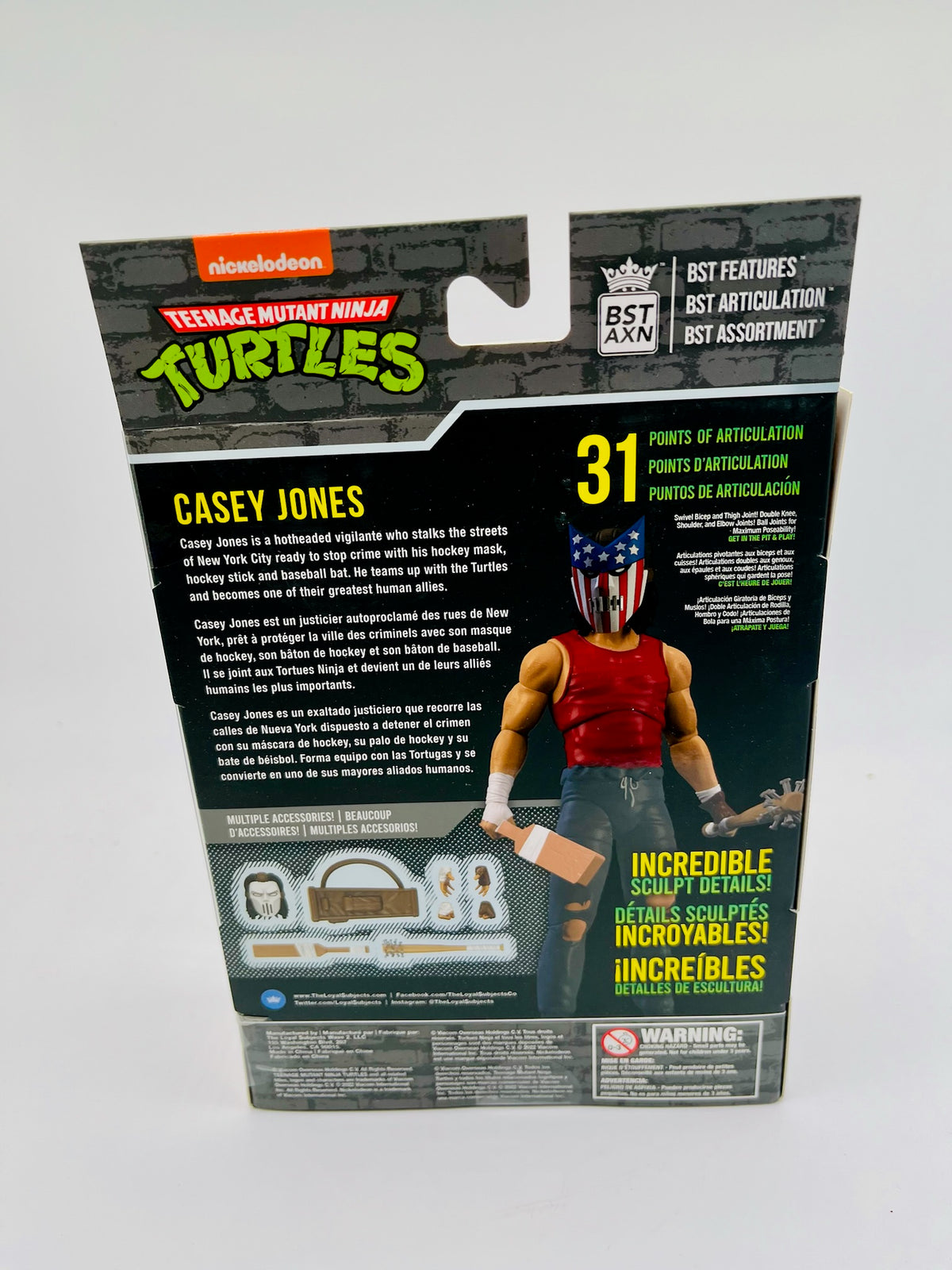 TNMT x BST AXN | Casey Jones Urban Legends Actionfigur | OVP